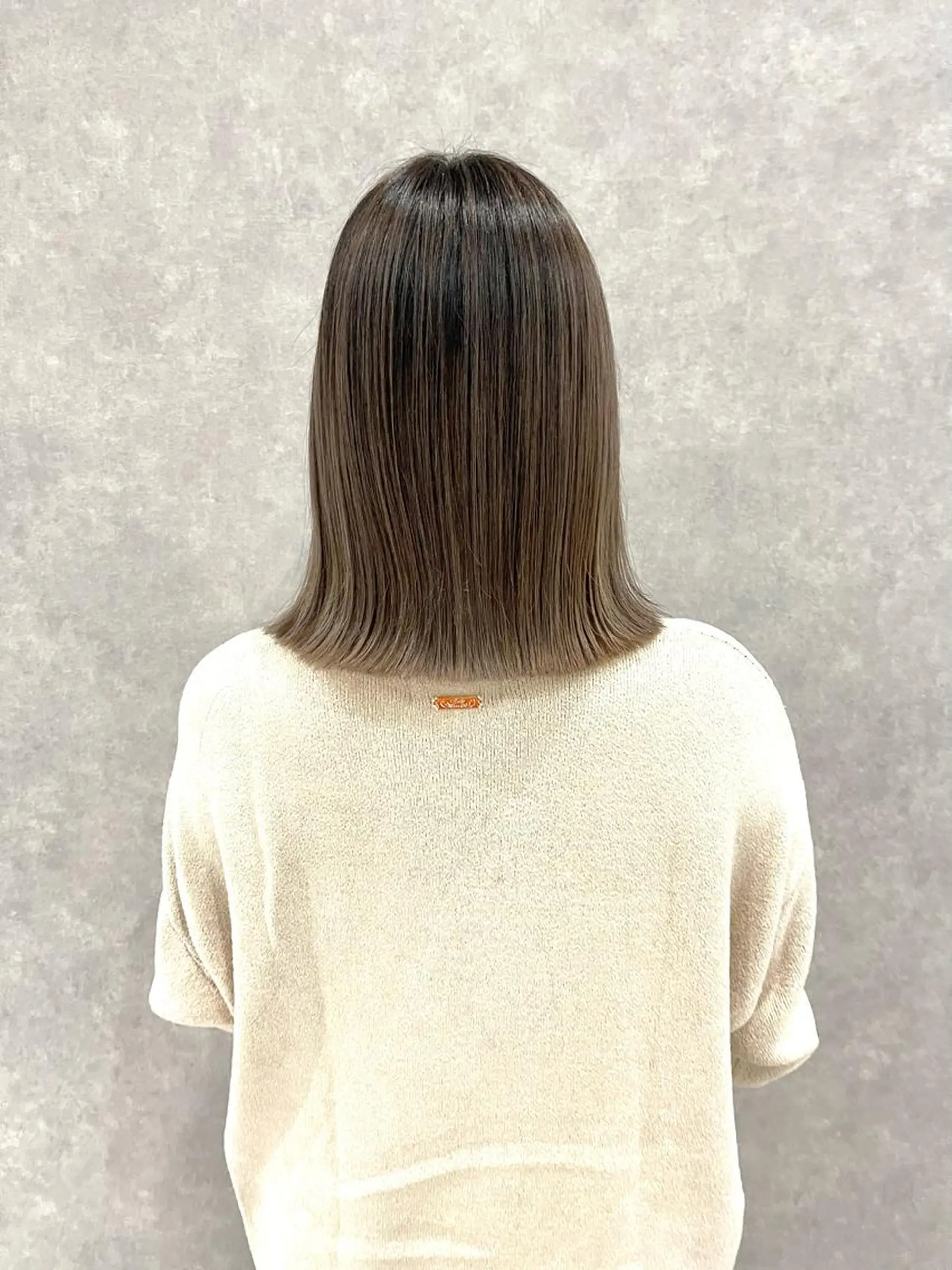 ミディアム カラー カット ヘアカラー トリートメント mood tatemachiのヘアスタイル