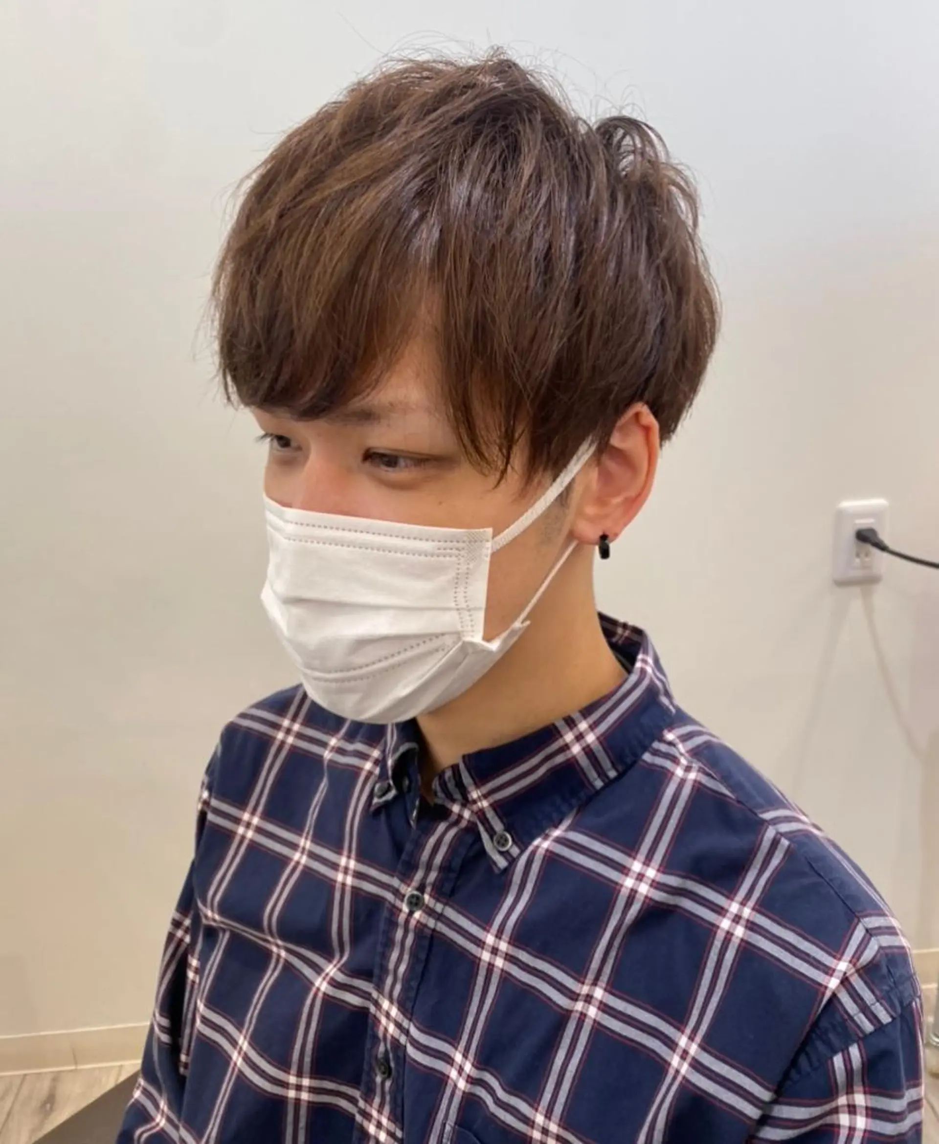 メンズ マツモト カラー/ショートボブのヘアスタイル