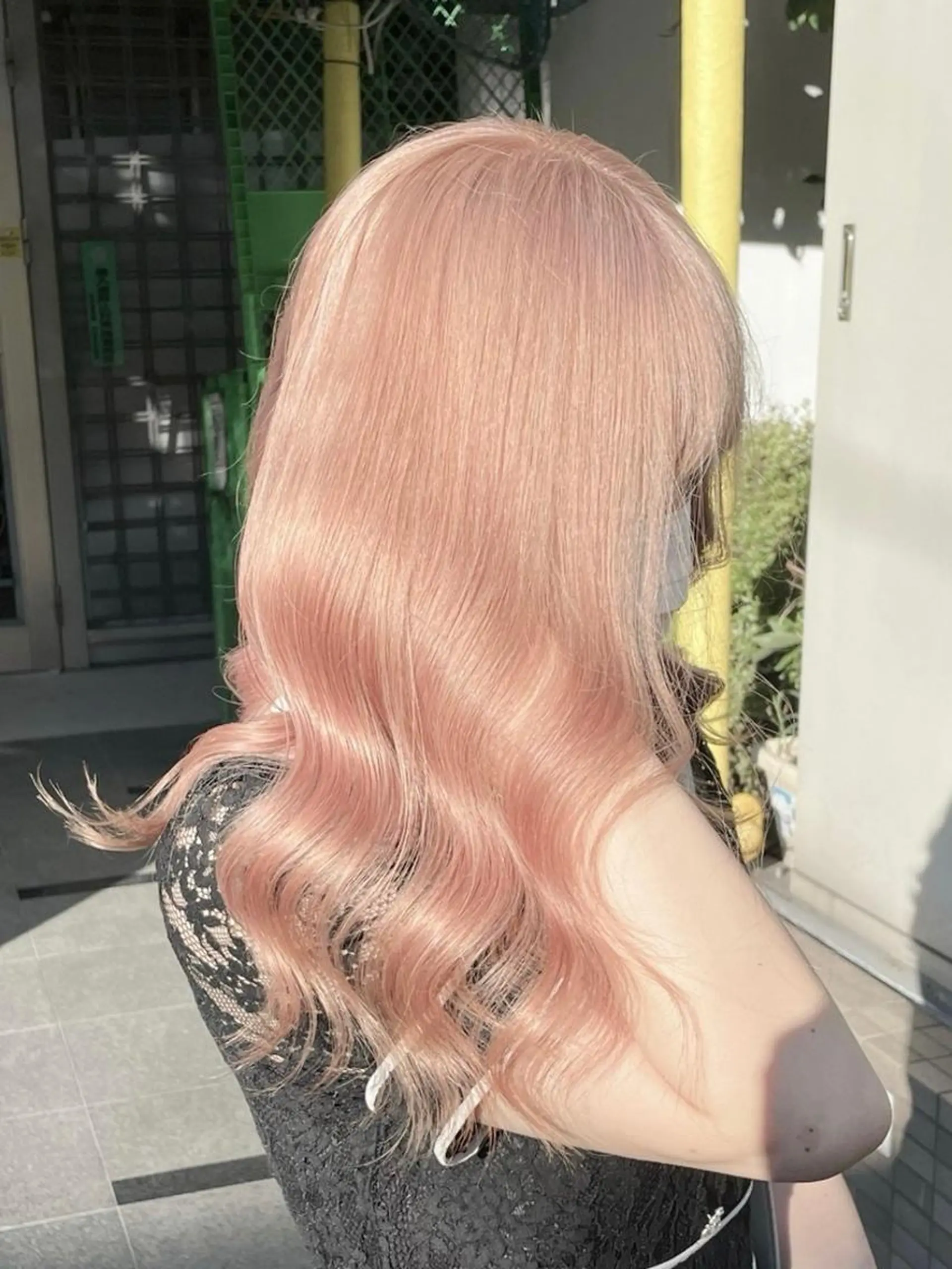 セミロング カラー アッシュ アッシュグレー アッシュグレージュ バレイヤージュ ミストバング ヘアカラー トリートメント ヘアセット 韓国ヘア特化💍 tiam💍ブリーチのヘアスタイル