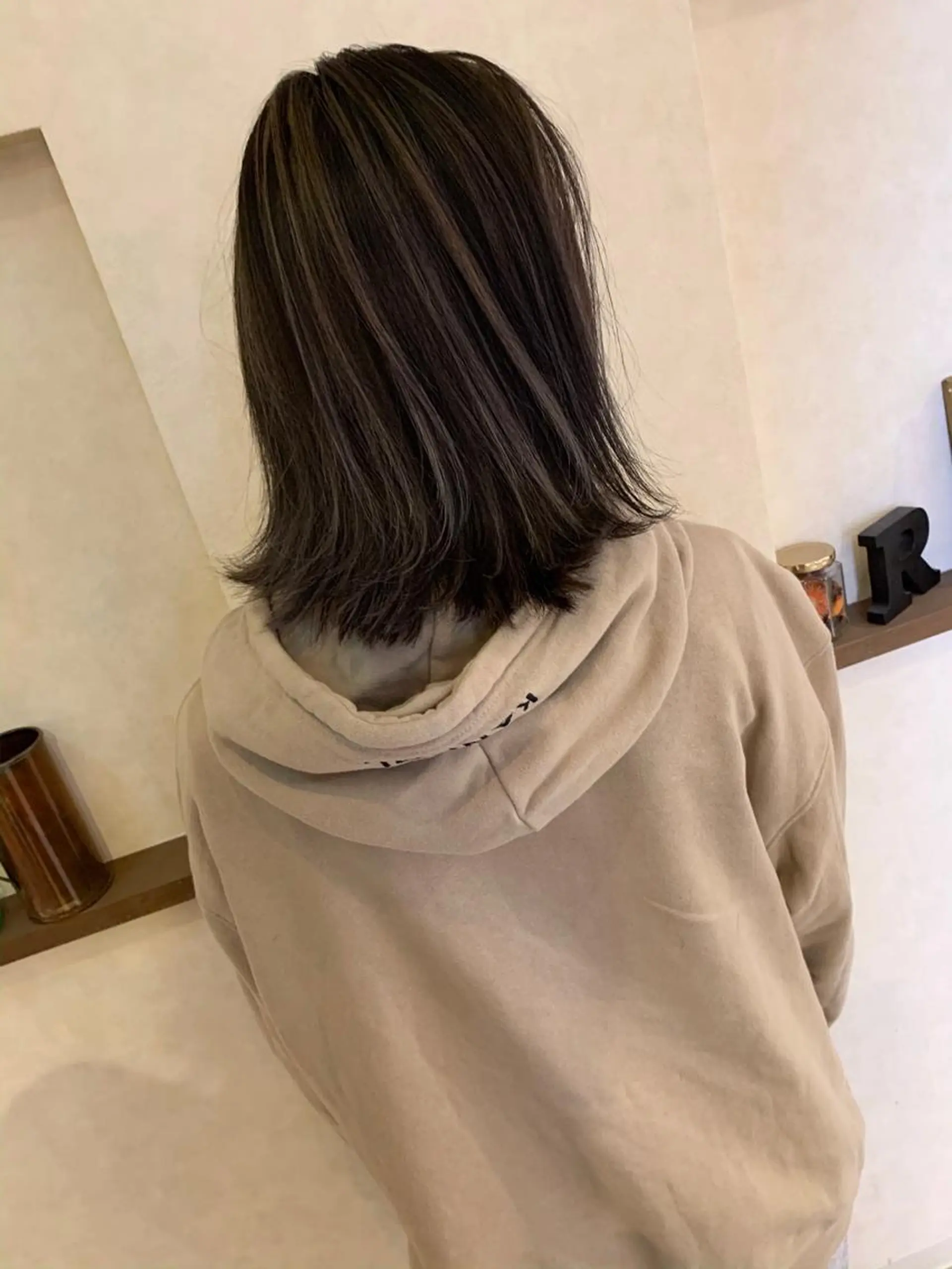 ミディアム ハイライト Lit所属・Lit.豊橋 夏目のヘアスタイル