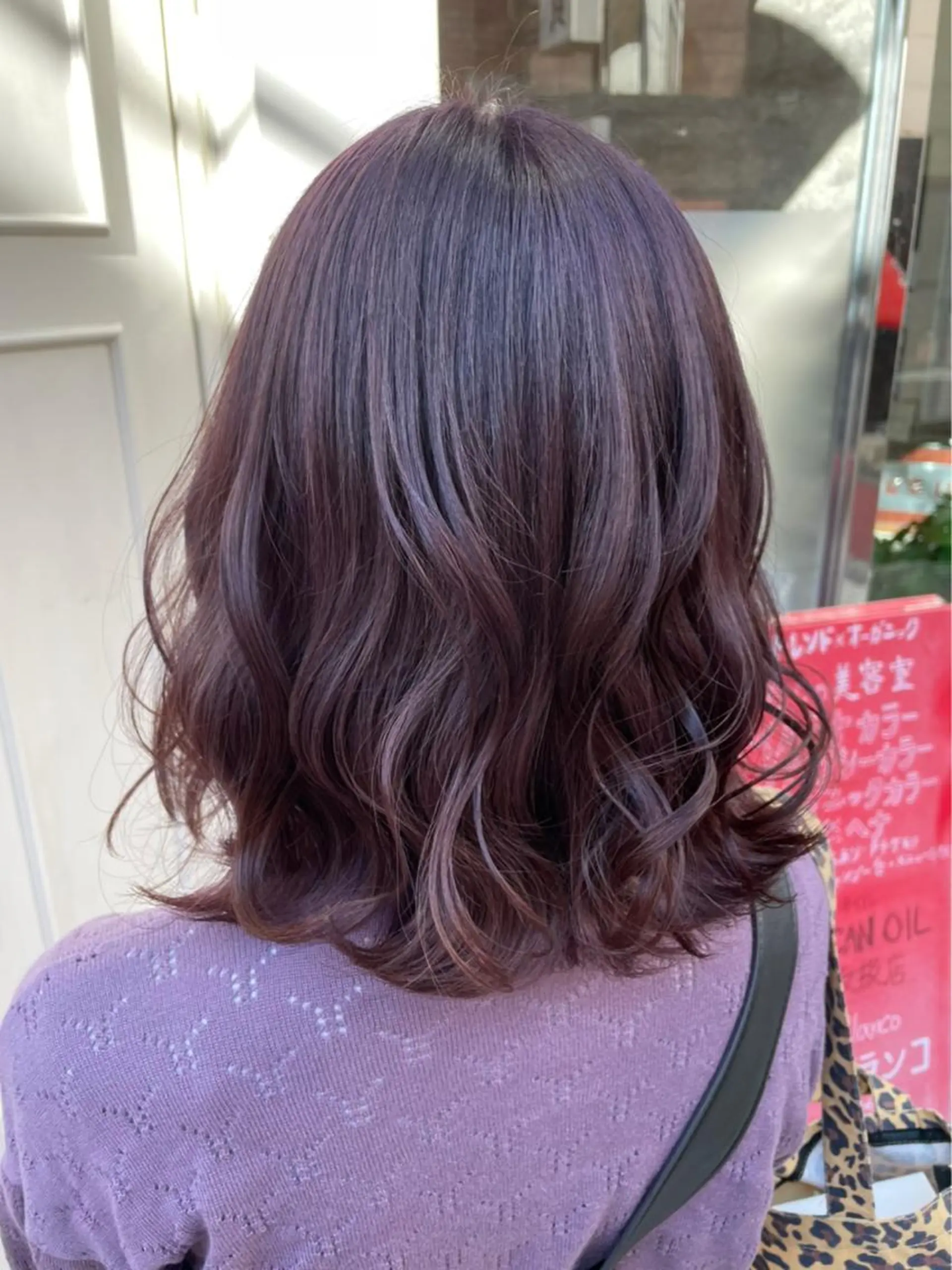 ミディアム カラー ベージュカラー ラベンダーカラー ラベンダーベージュ 🫟Blanco🫟 Color&Careのヘアスタイル