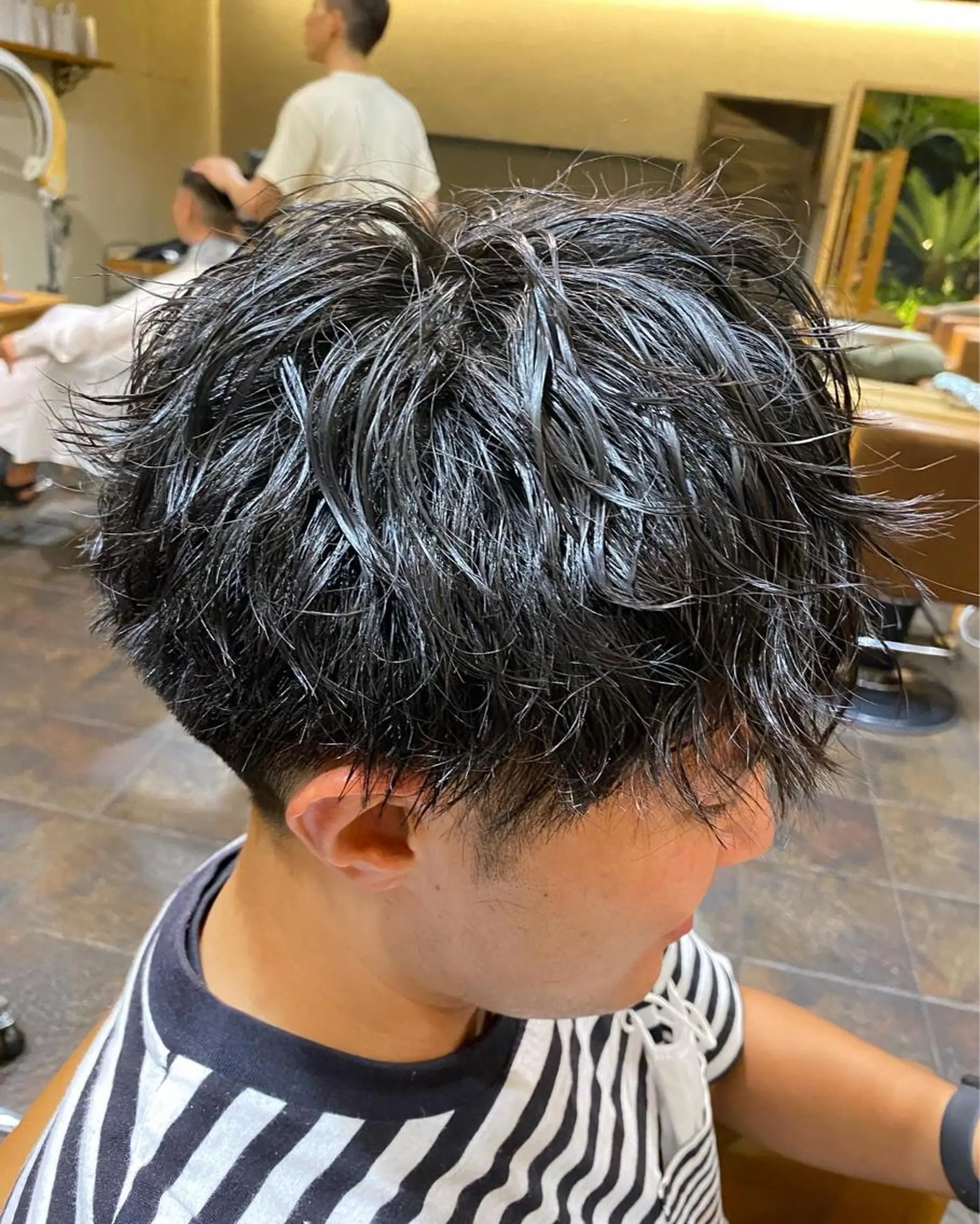 メンズ 小栗 昇大のヘアスタイル