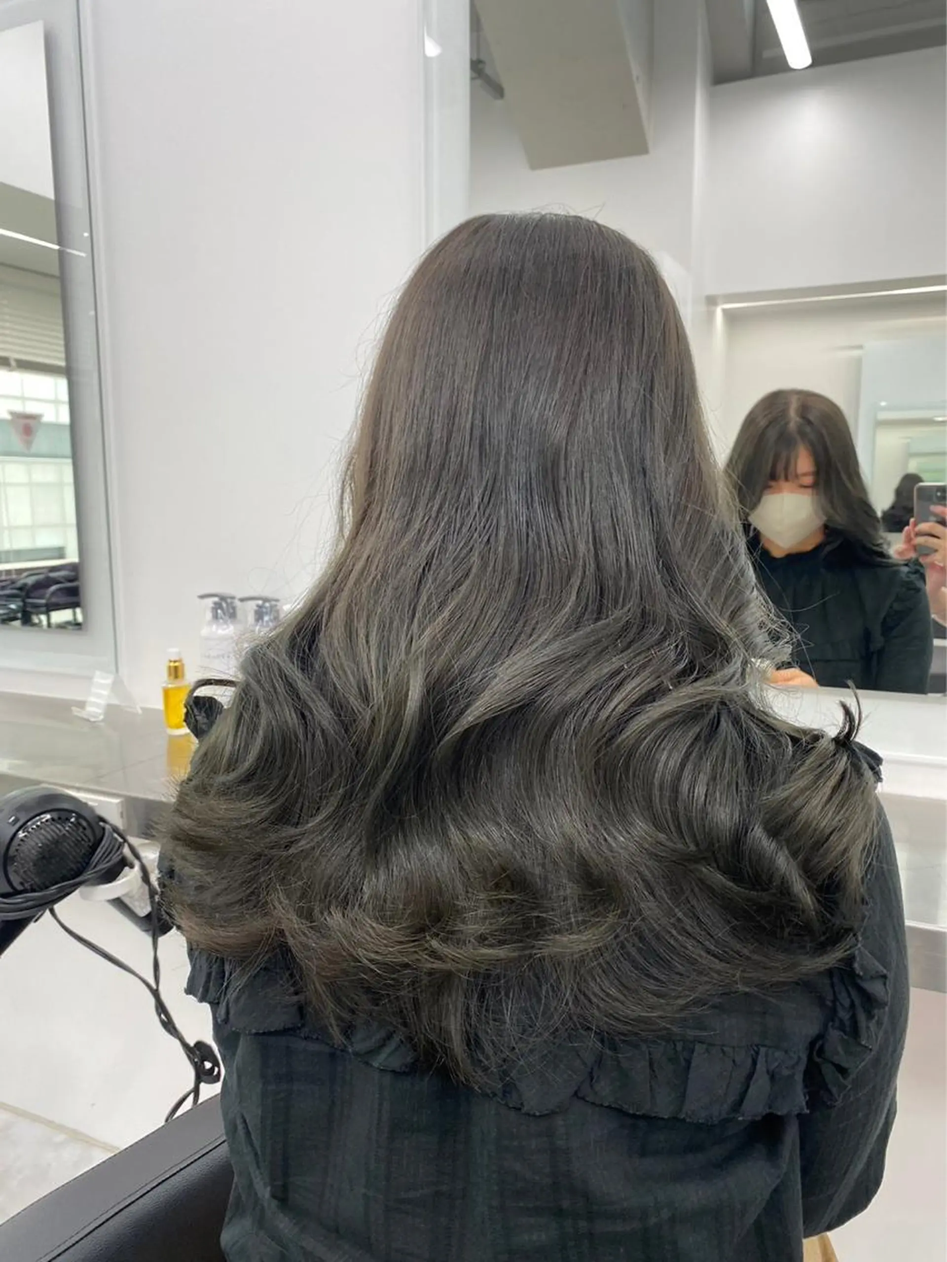 ロング ヘアアレンジ 表参道/透明感カラー /暗髪/ジュキヤのヘアスタイル