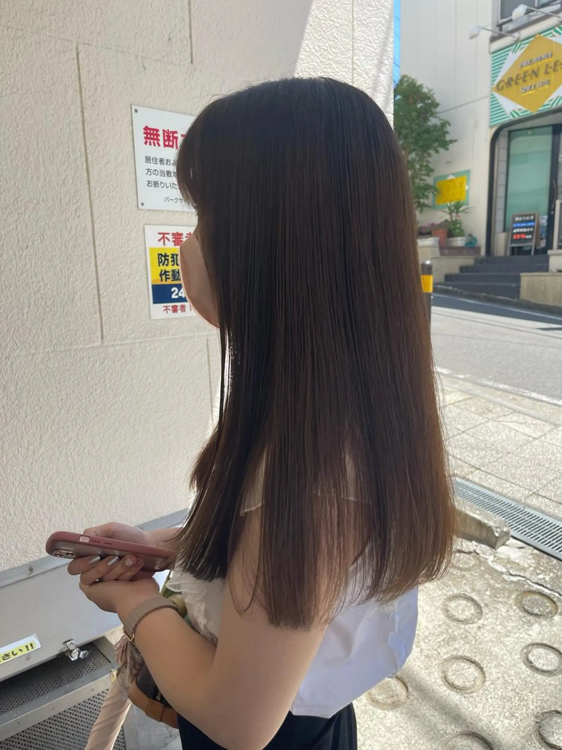 ロング アッシュ アッシュブラウン luce所属・千代 夏輝のヘアスタイル