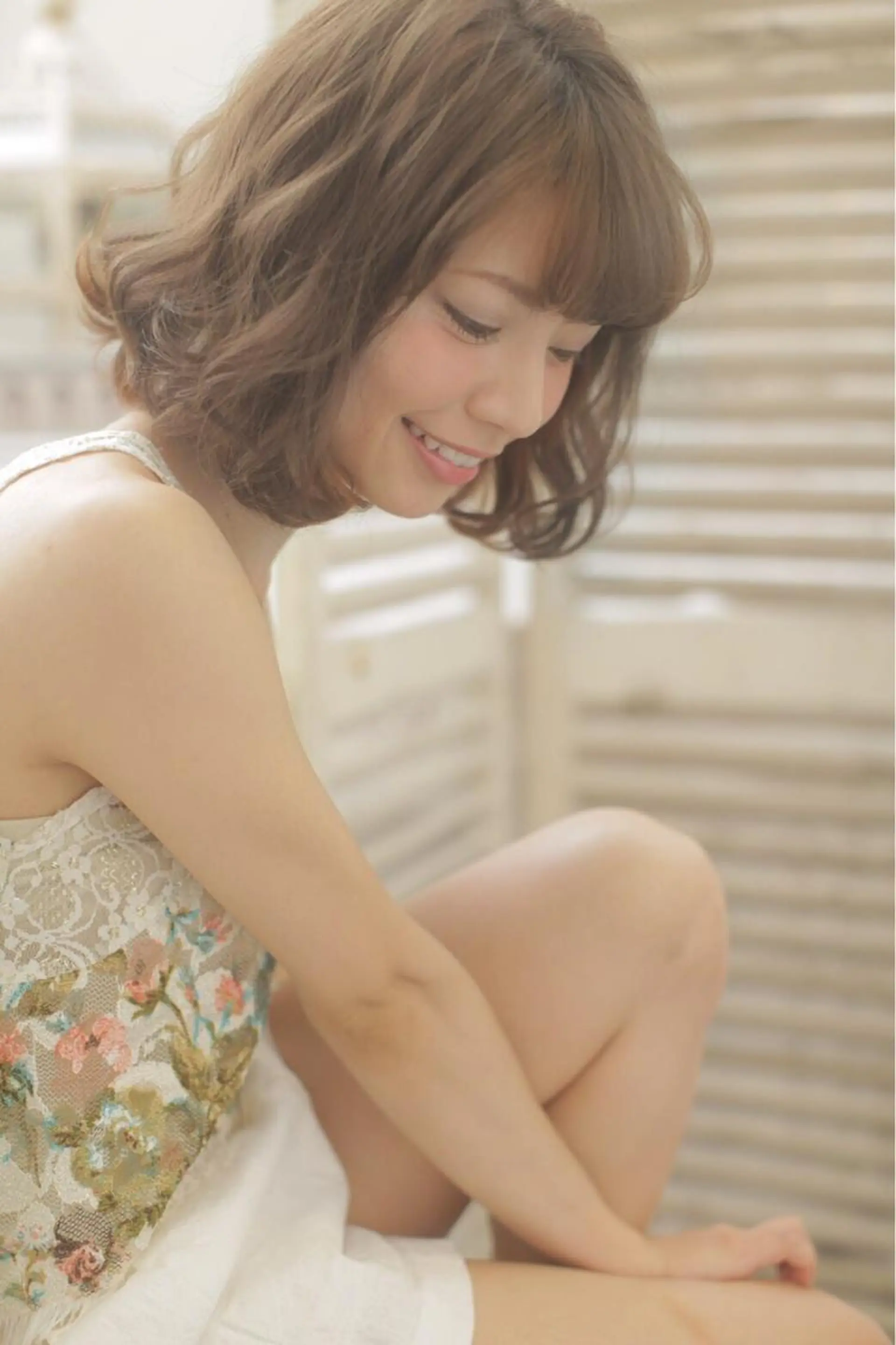 ミディアム 髪質改善＆韓国風 RINAのヘアスタイル