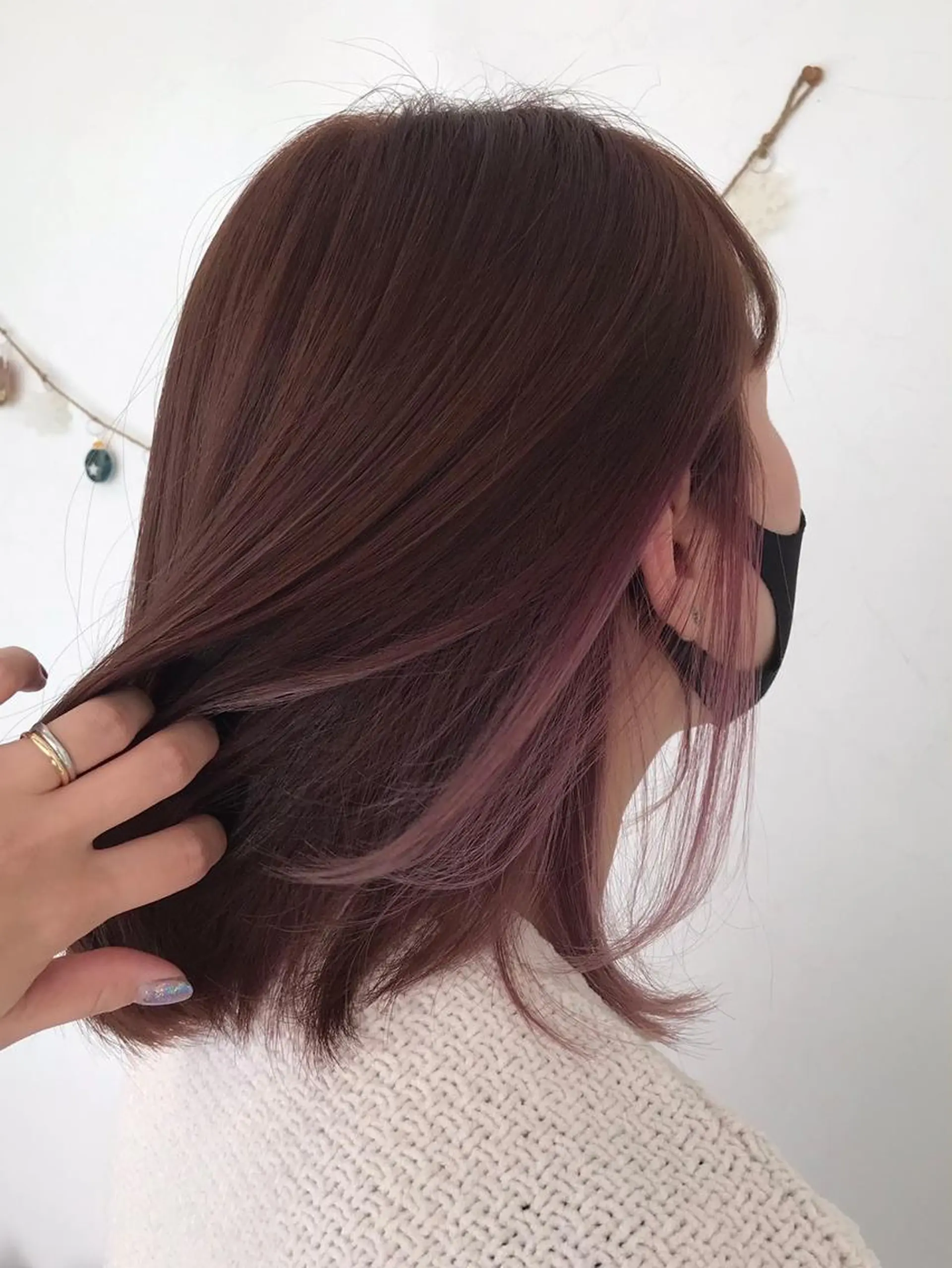 ミディアム 藤田  紀子のヘアスタイル