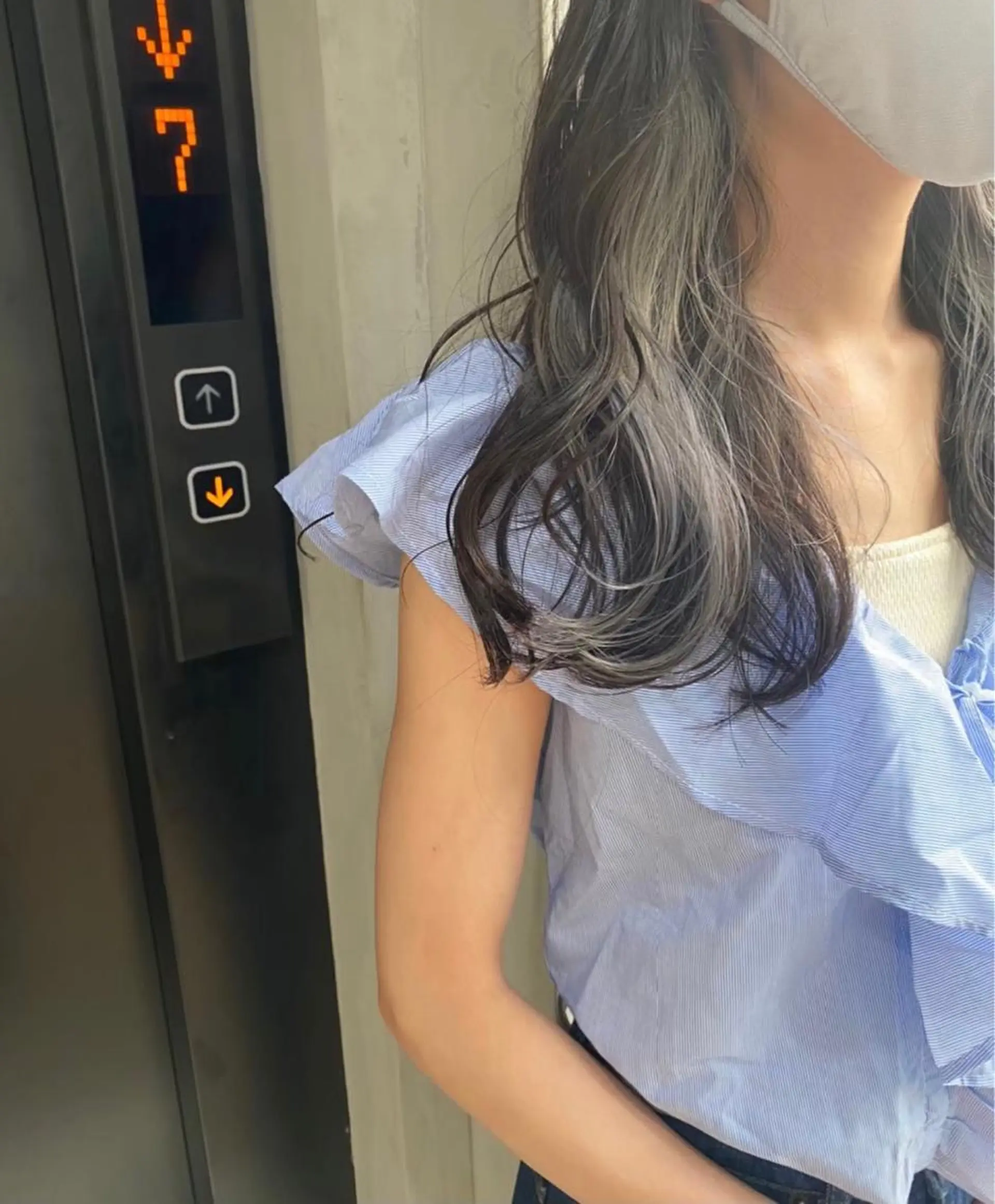 ロング IVE所属・ブリーチなし🤍 渋谷／原島杏奈のヘアスタイル