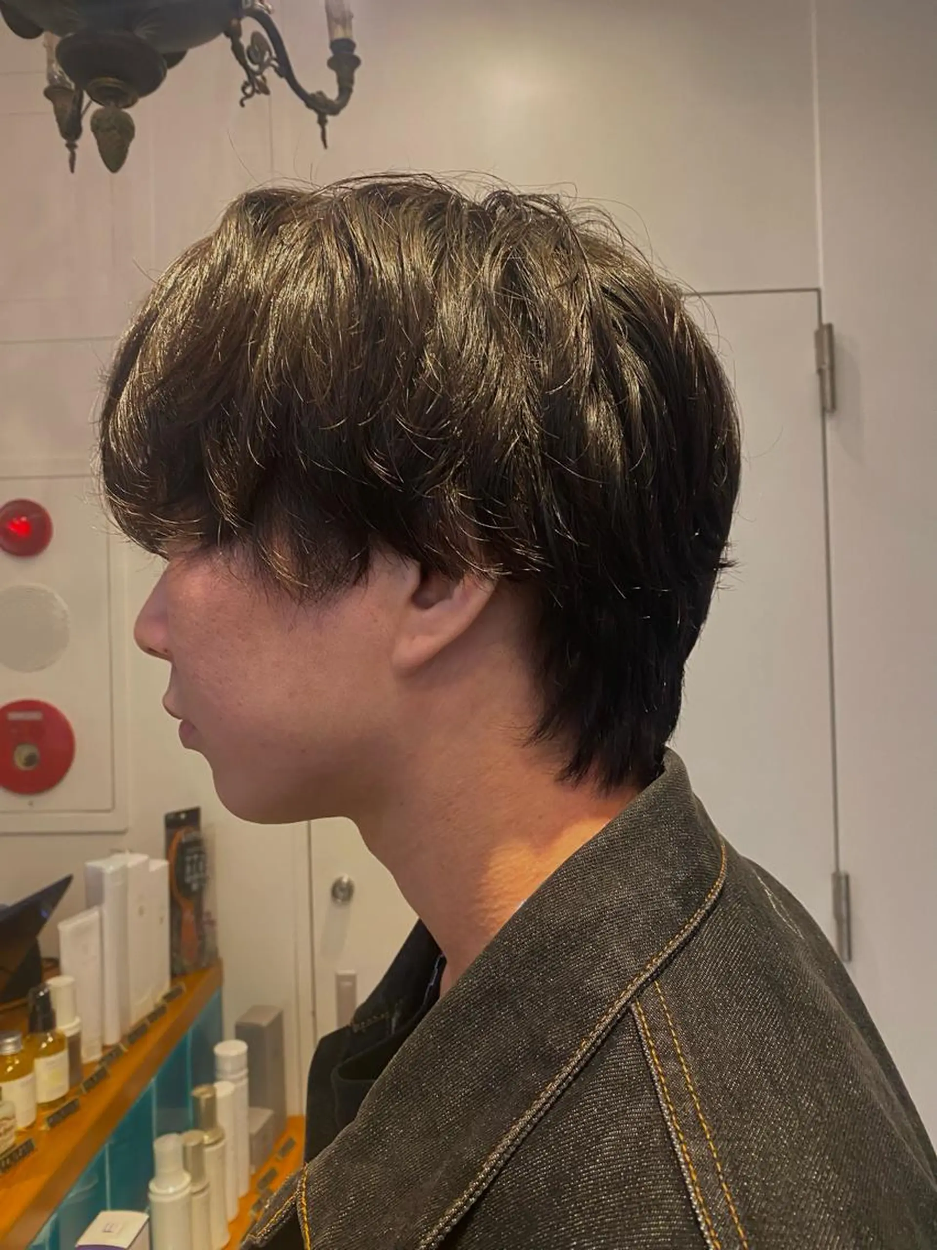 ミディアム パーマ メンズ ミディアムパーマ メンズパーマ トリートメント おしゃれパーマ メンズ特化/みーまんのヘアスタイル