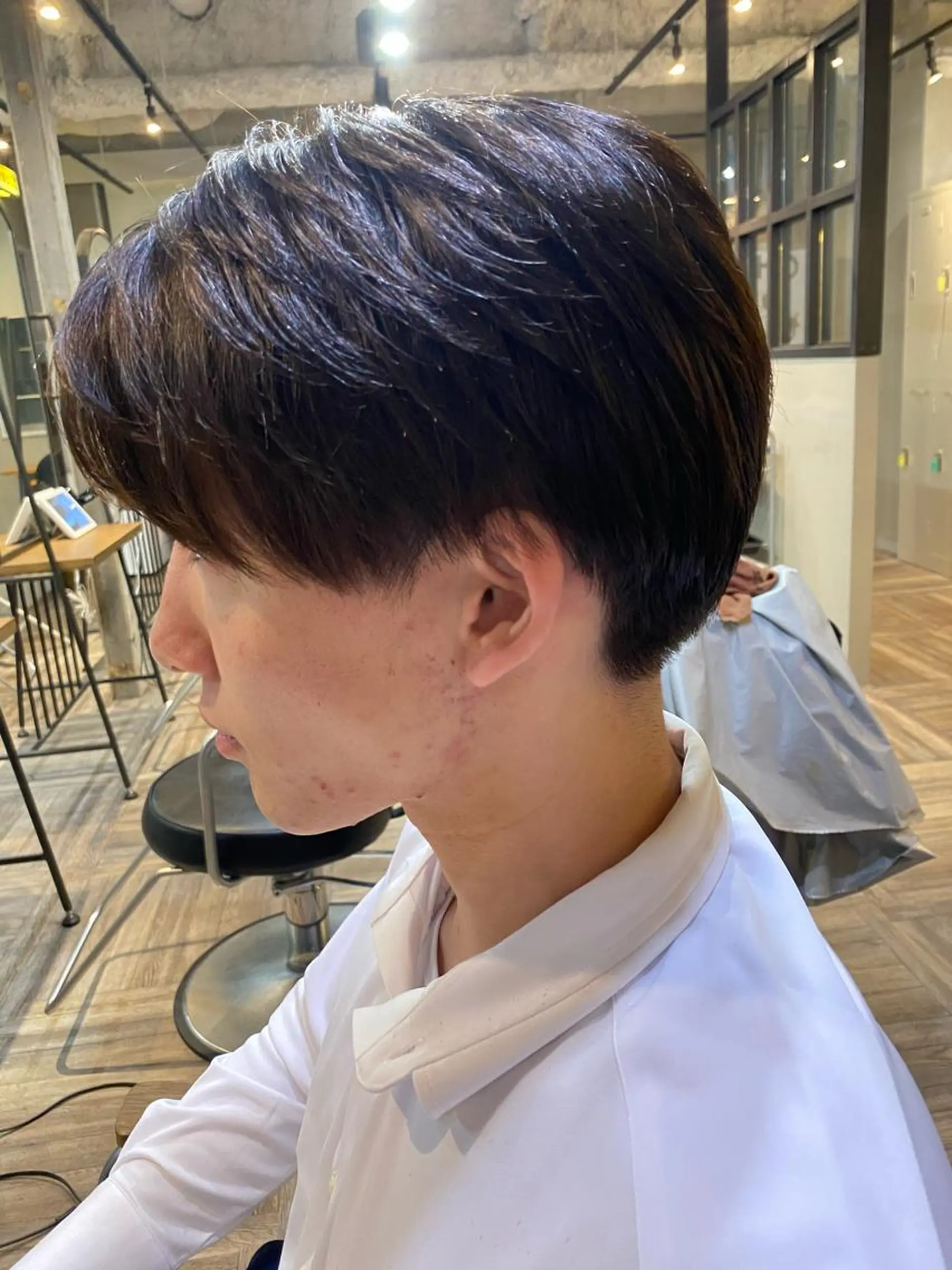 ショート メンズ メンズ韓国風 韓国マッシュ マッシュ 韓国風ヘア men’s salon Gaudi梅田茶屋町店所属・寳泉 章弘のヘアスタイル