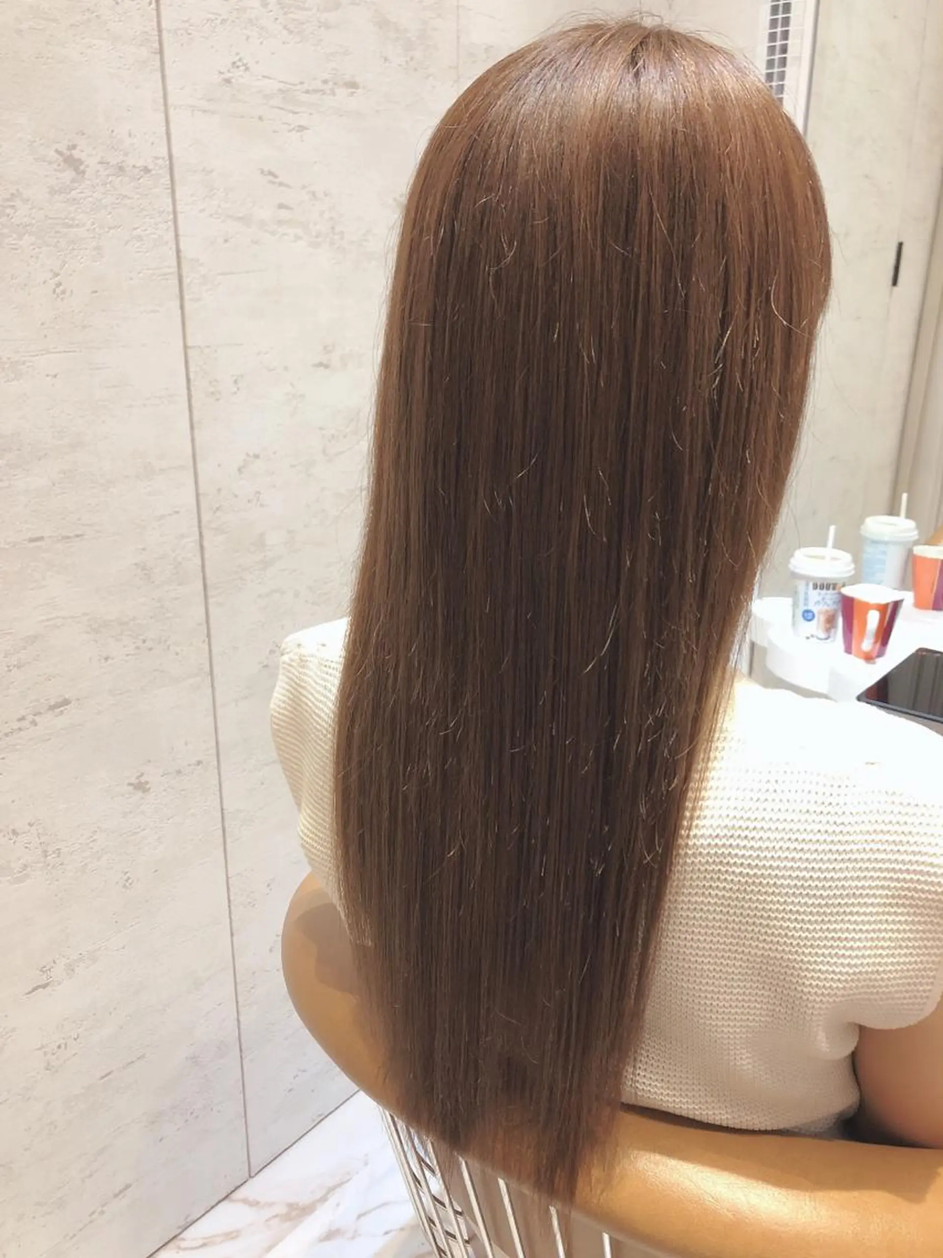 セミロング アッシュ トリートメント カット ヘアカラー トリートメント 代表山口ひな 髪質改善のプロのヘアスタイル