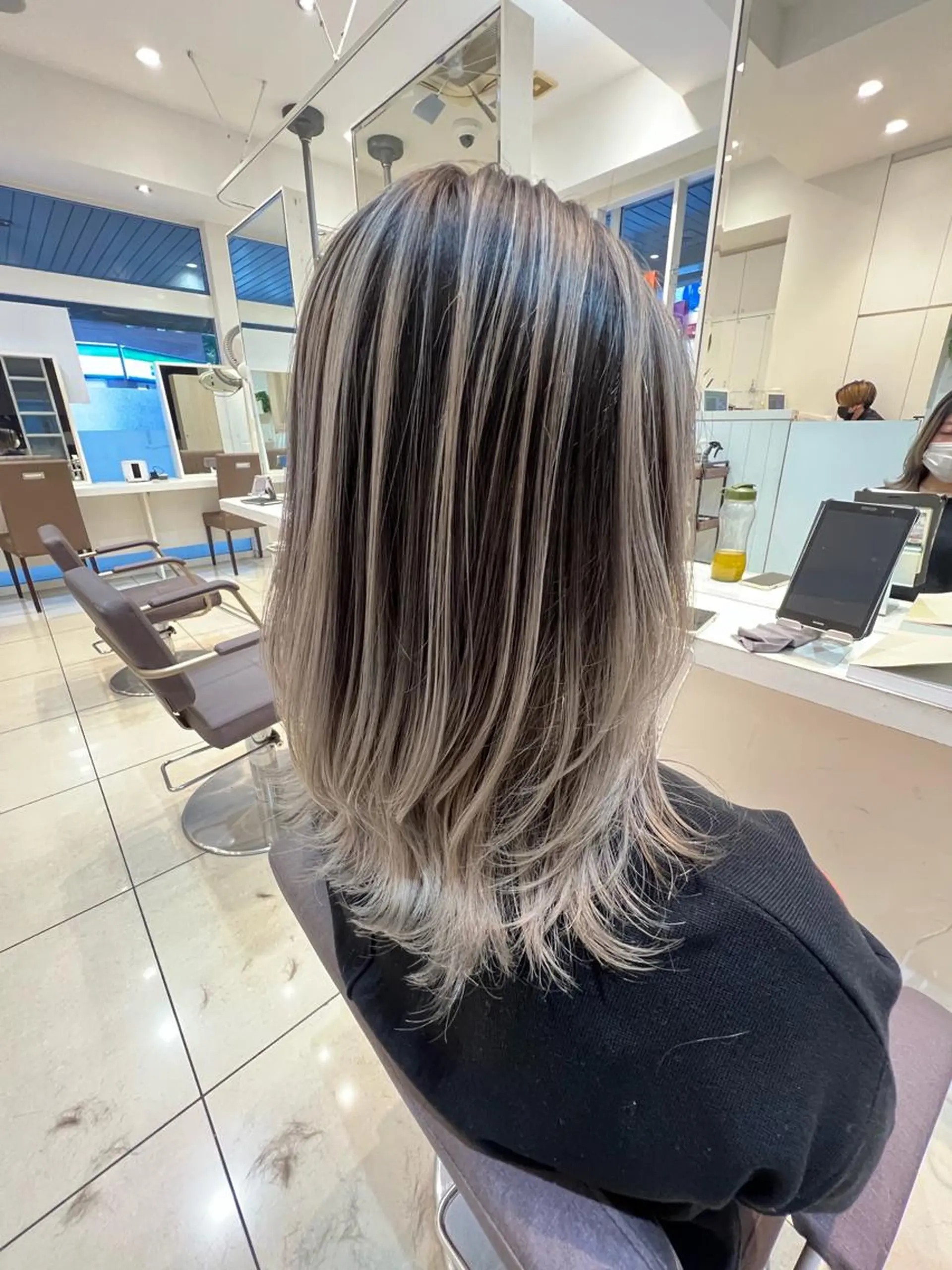 ミディアム カラー はだゆうき @hadadan08のヘアスタイル