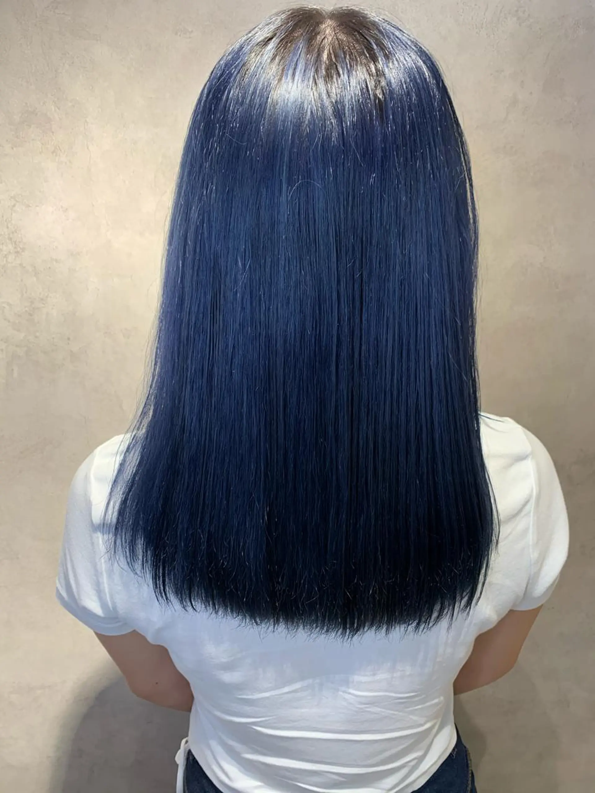 セミロング カラー カット ヘアカラー トリートメント Selene hair 難波店のヘアスタイル