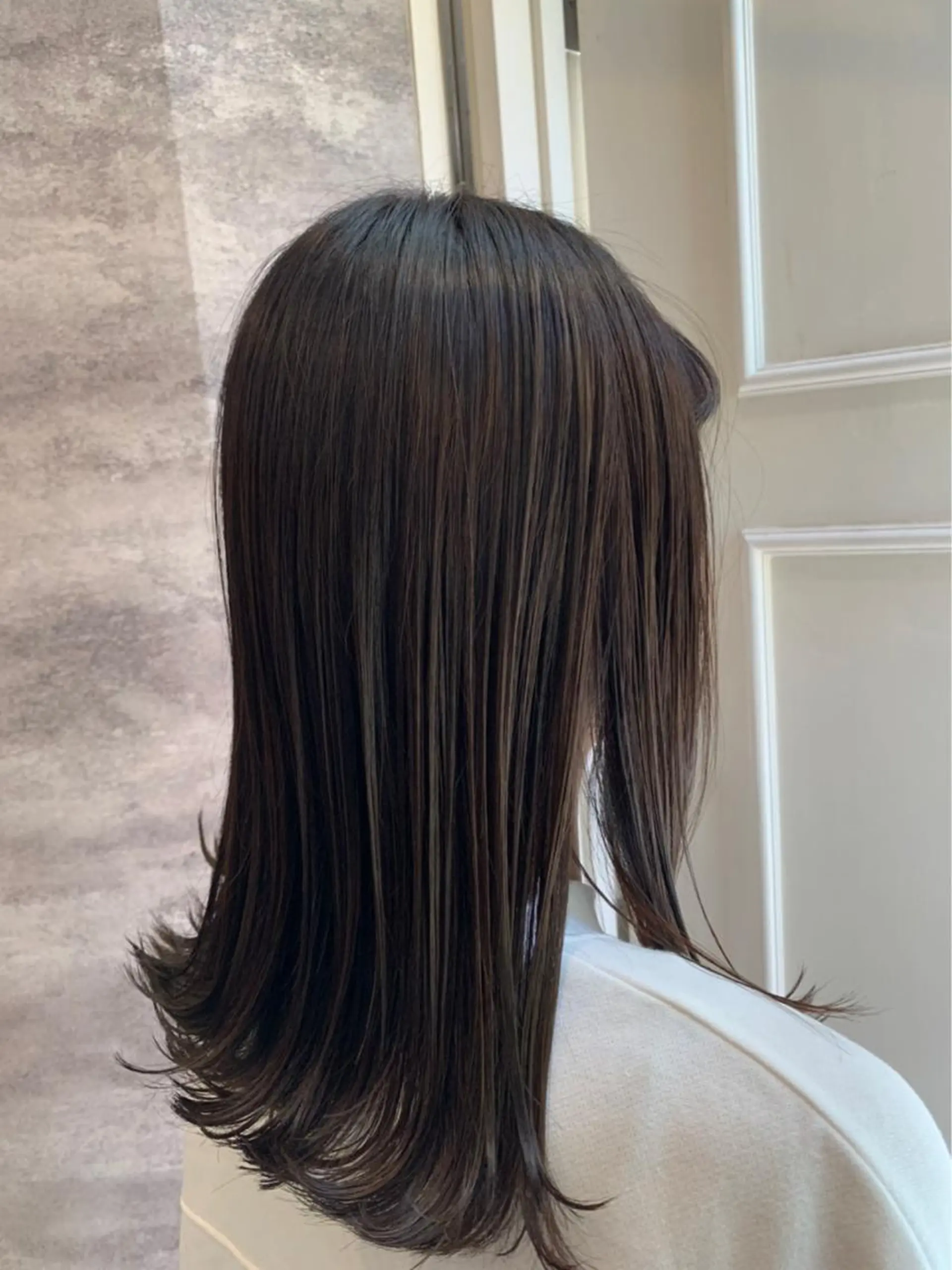 セミロング カラー アッシュ ベージュカラー 🫟Blanco🫟 Color&Careのヘアスタイル