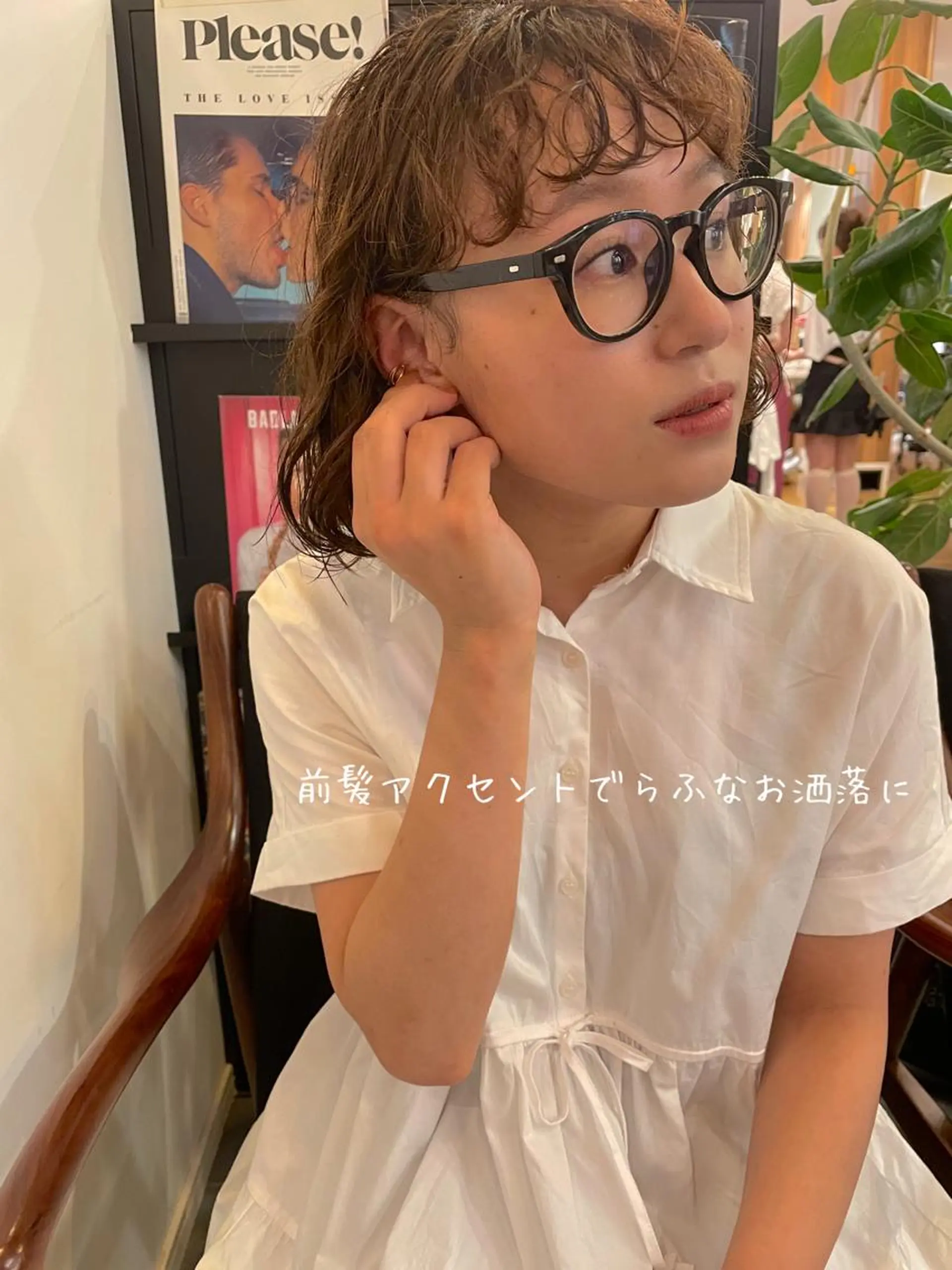 ミディアム パーマ ヘアアレンジ Yusuke ユウスケのヘアスタイル