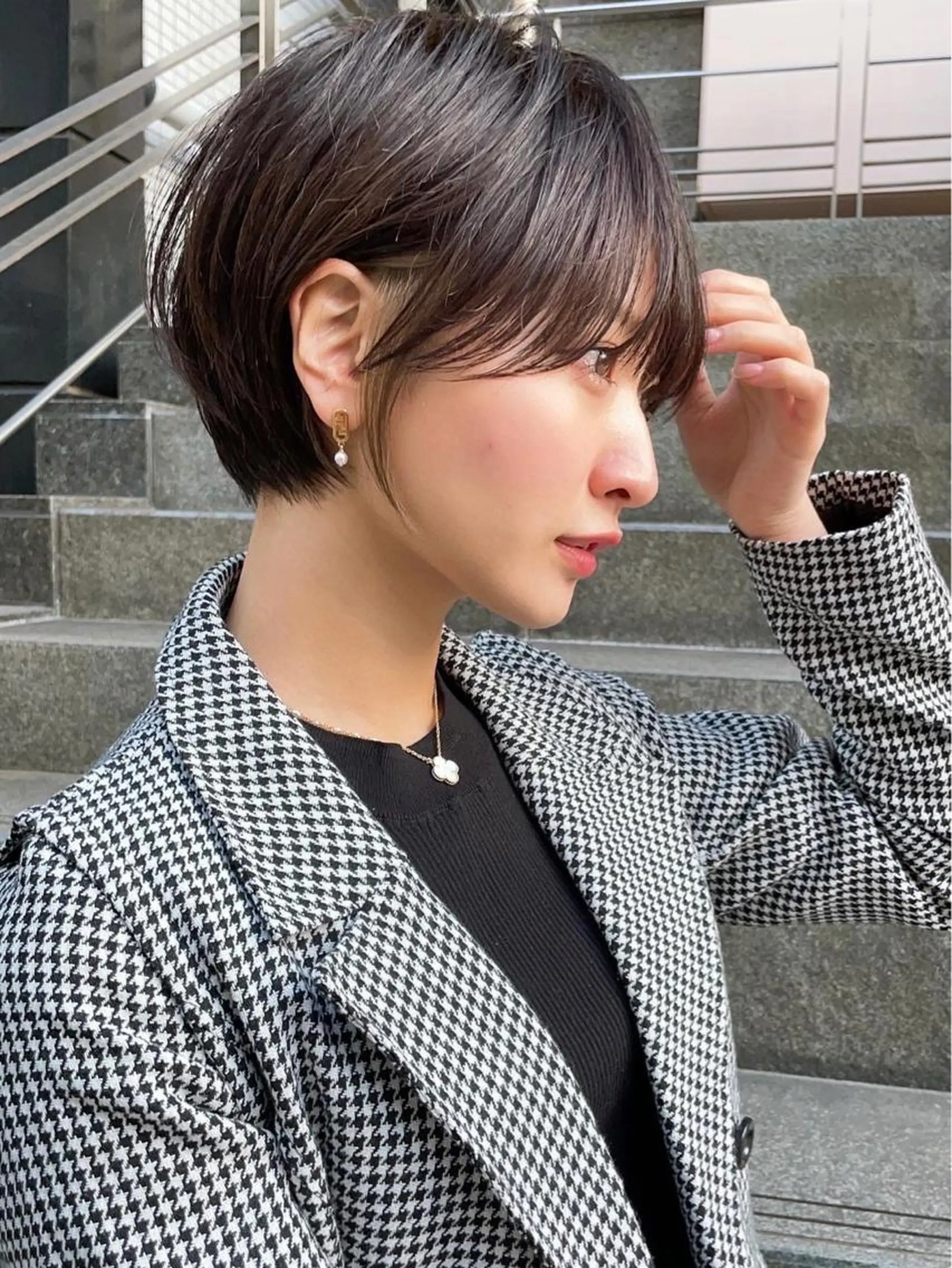 ショート ヘアカラー トリートメント ハイトーンヘア れおん🌙のヘアスタイル