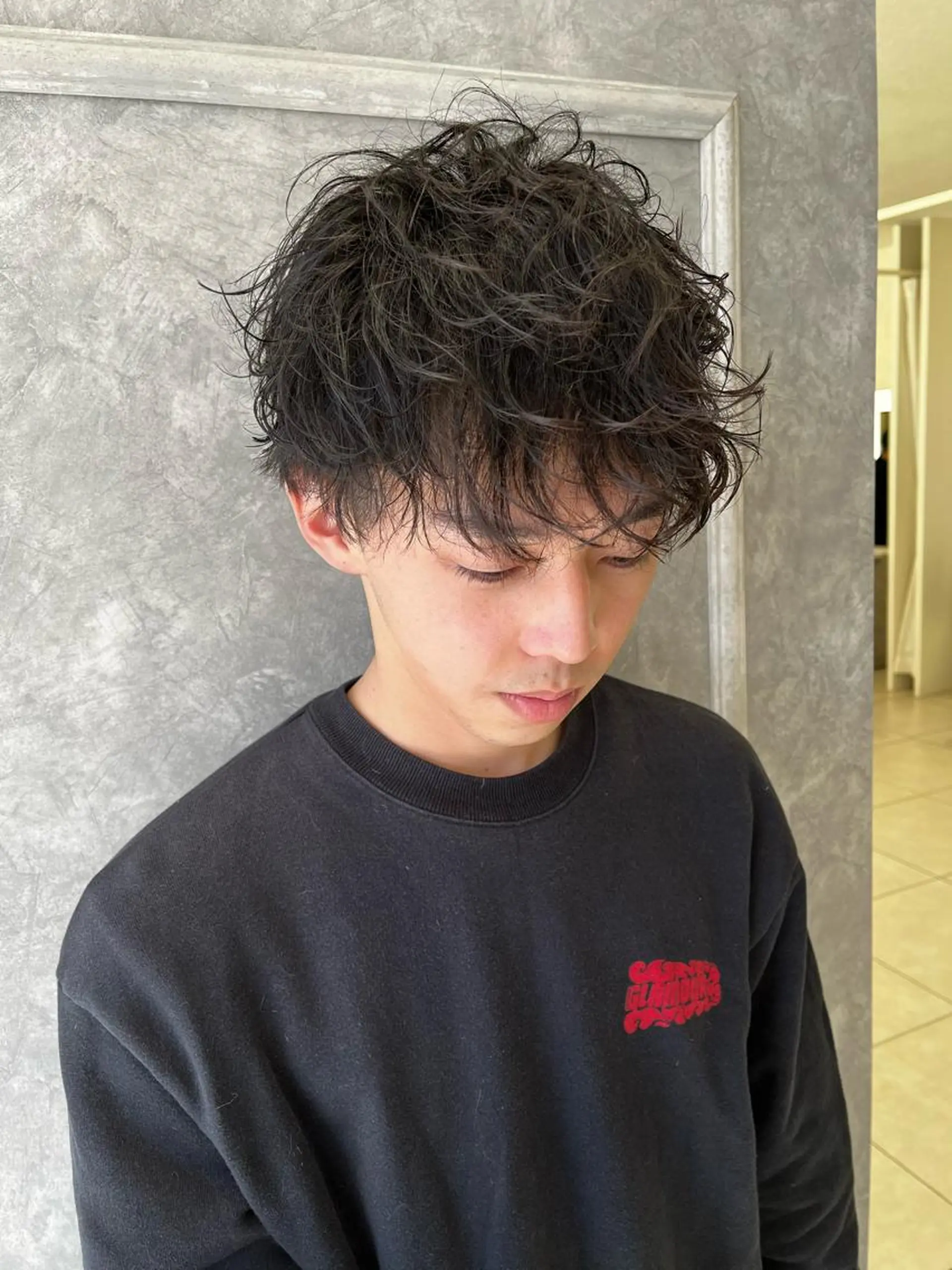 メンズ 吹田 駿 髪質改善縮毛矯正のヘアスタイル