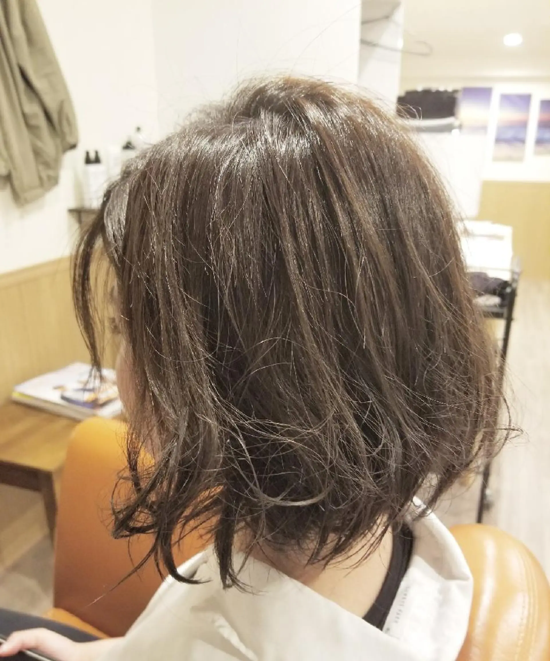 ショート カラー パーマ アディクシーカラー 外国人風カラー トリートメント spa hair  ark 富井直美のヘアスタイル