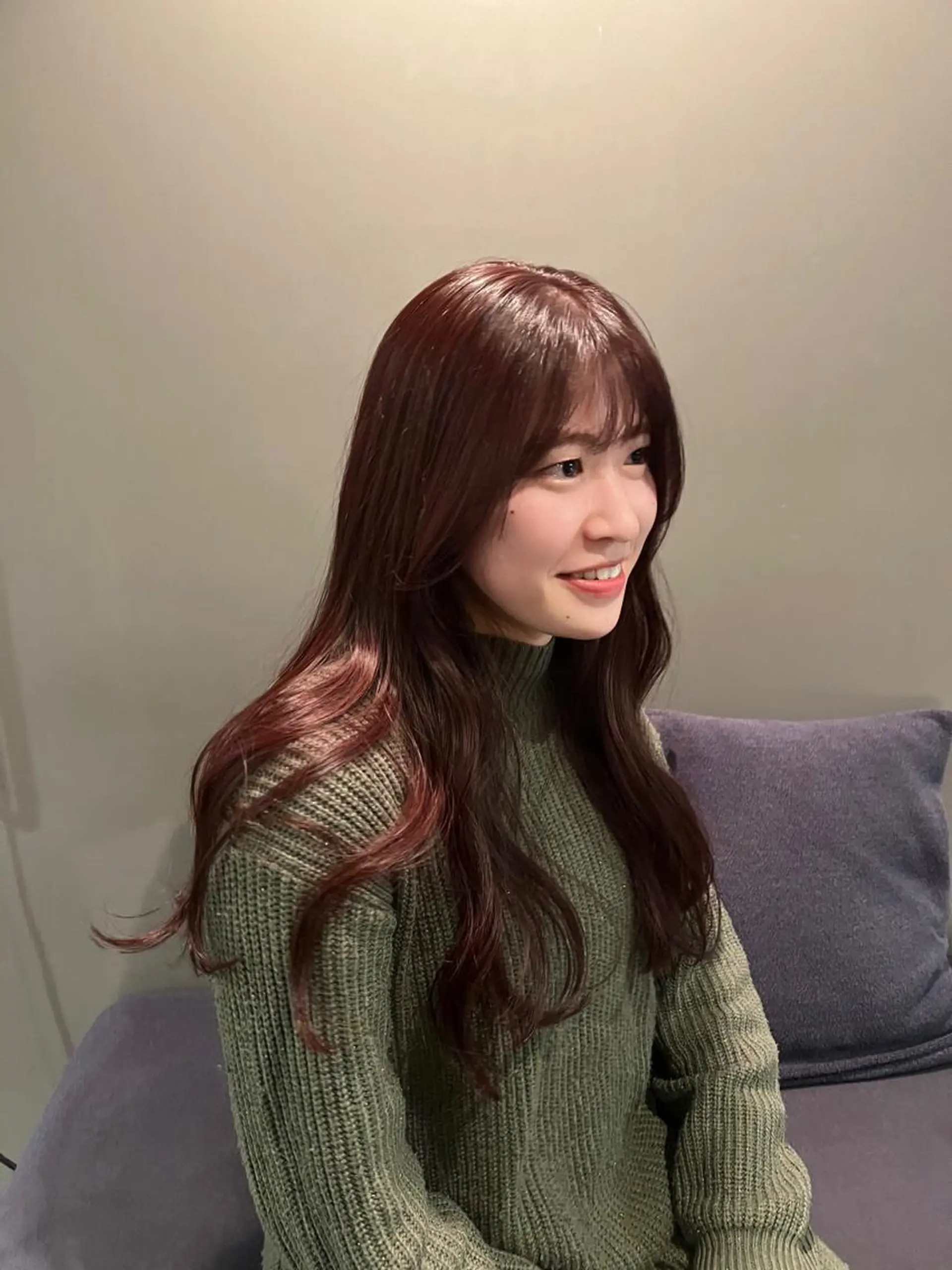 セミロング カラー NERO 松井 隆人のヘアスタイル