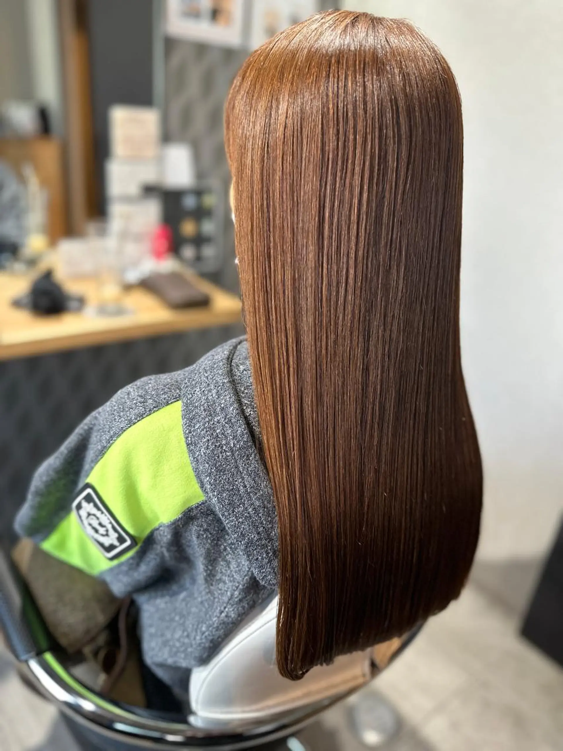 セミロング カラー パーマ Re:nk hair&relaxのヘアスタイル