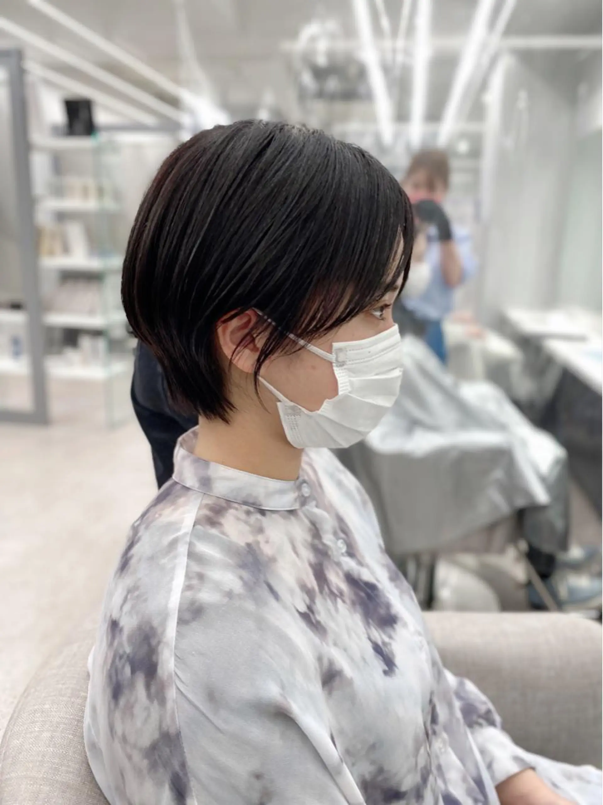 ショート 京都レイヤーカット/ 縮毛矯正/羽柴りくのヘアスタイル