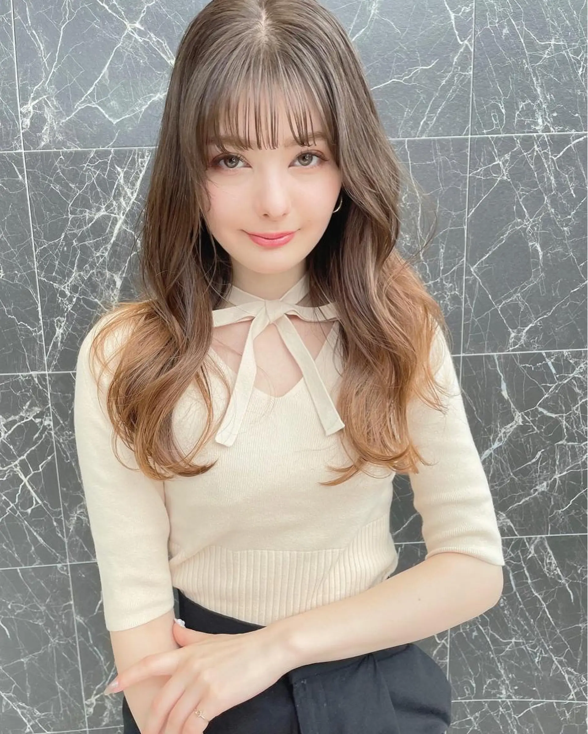ロング チダアキフミ Ash大森のヘアスタイル