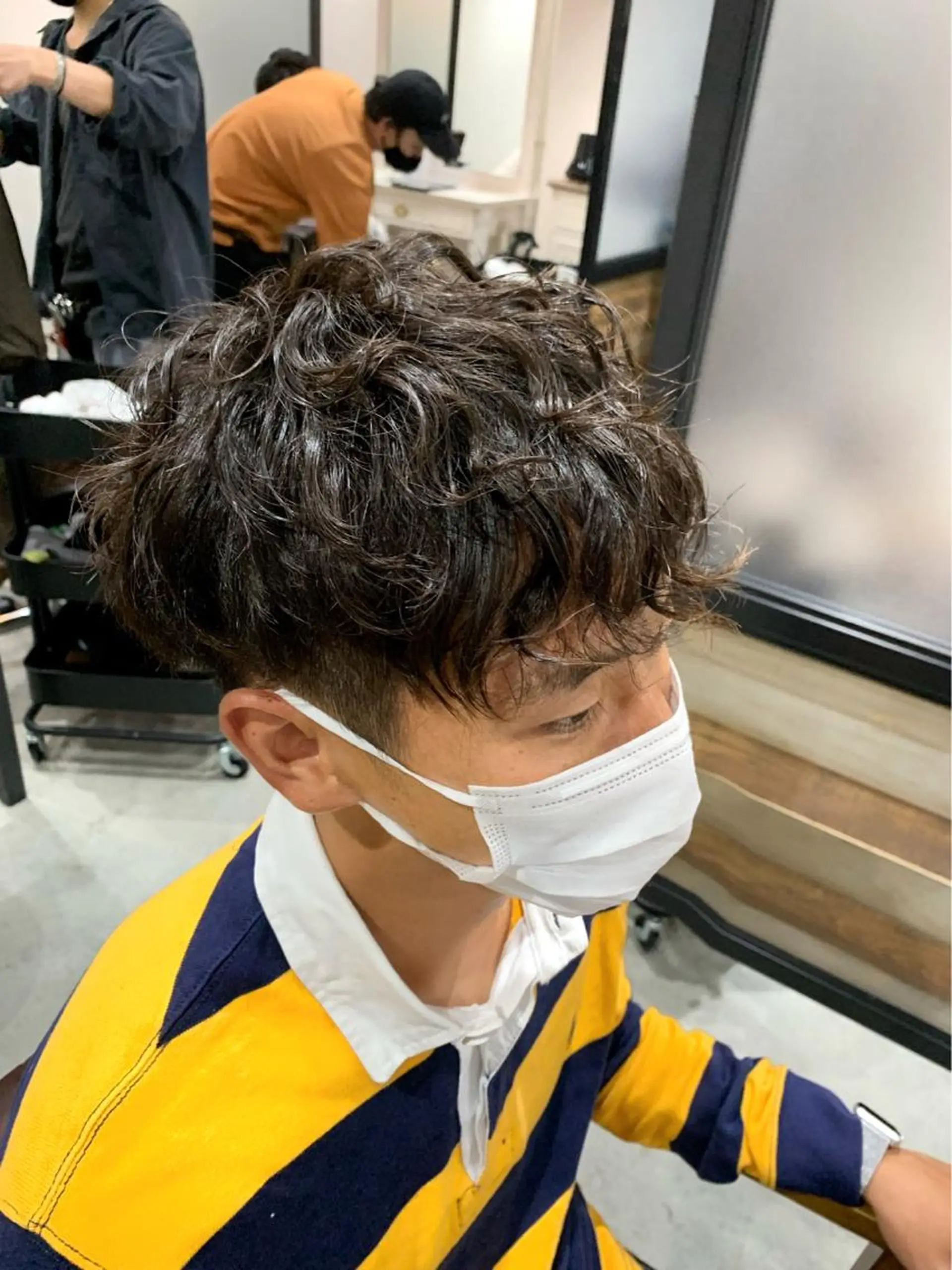 パーマ メンズ メンズパーマ スパイラルパーマ LITTLE _KATOのヘアスタイル