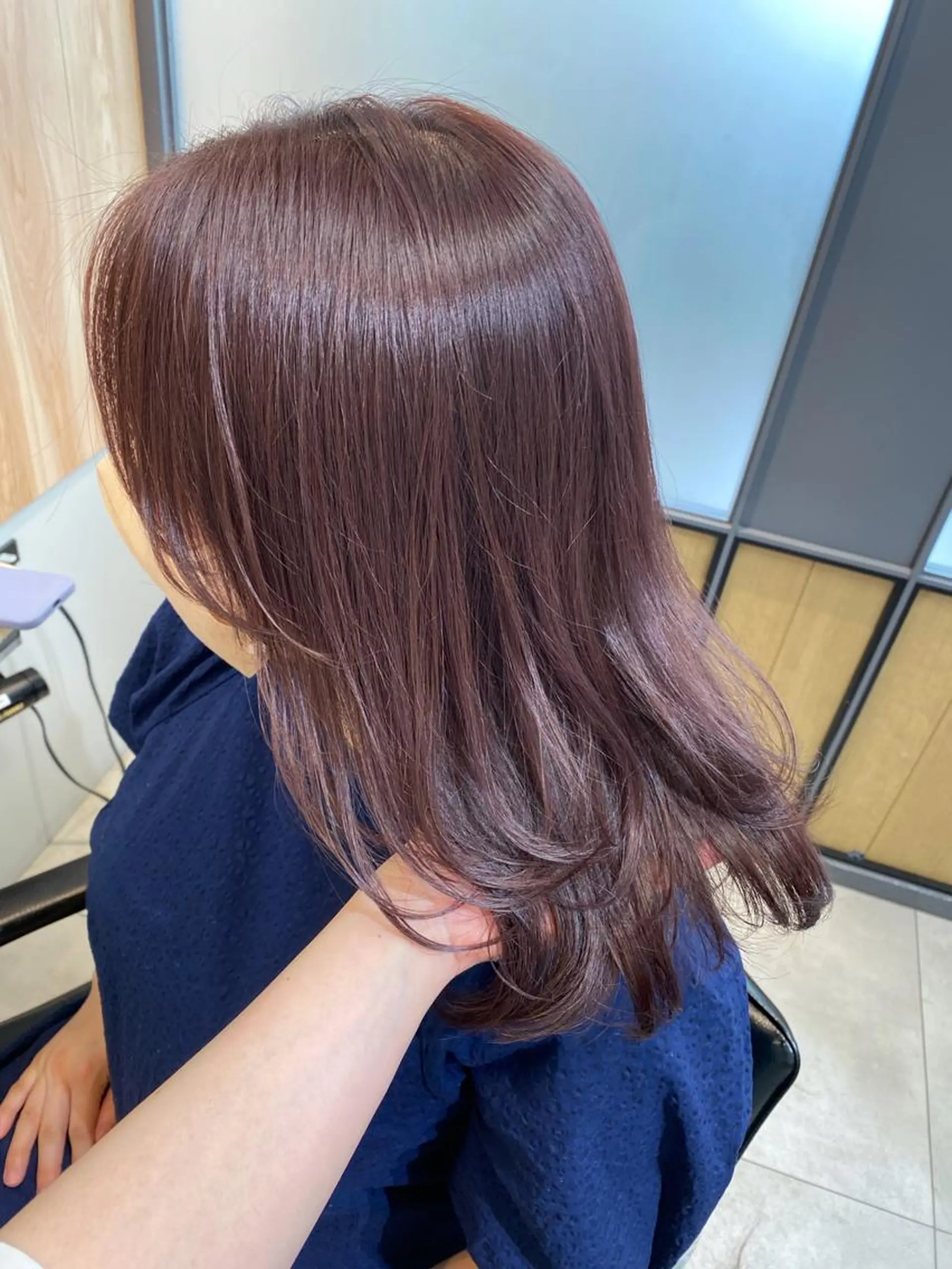 ミディアム カラー ヘアアレンジ カット ヘアカラー GOTODAY  神戸三宮店所属・Hatanaka Airiのヘアスタイル