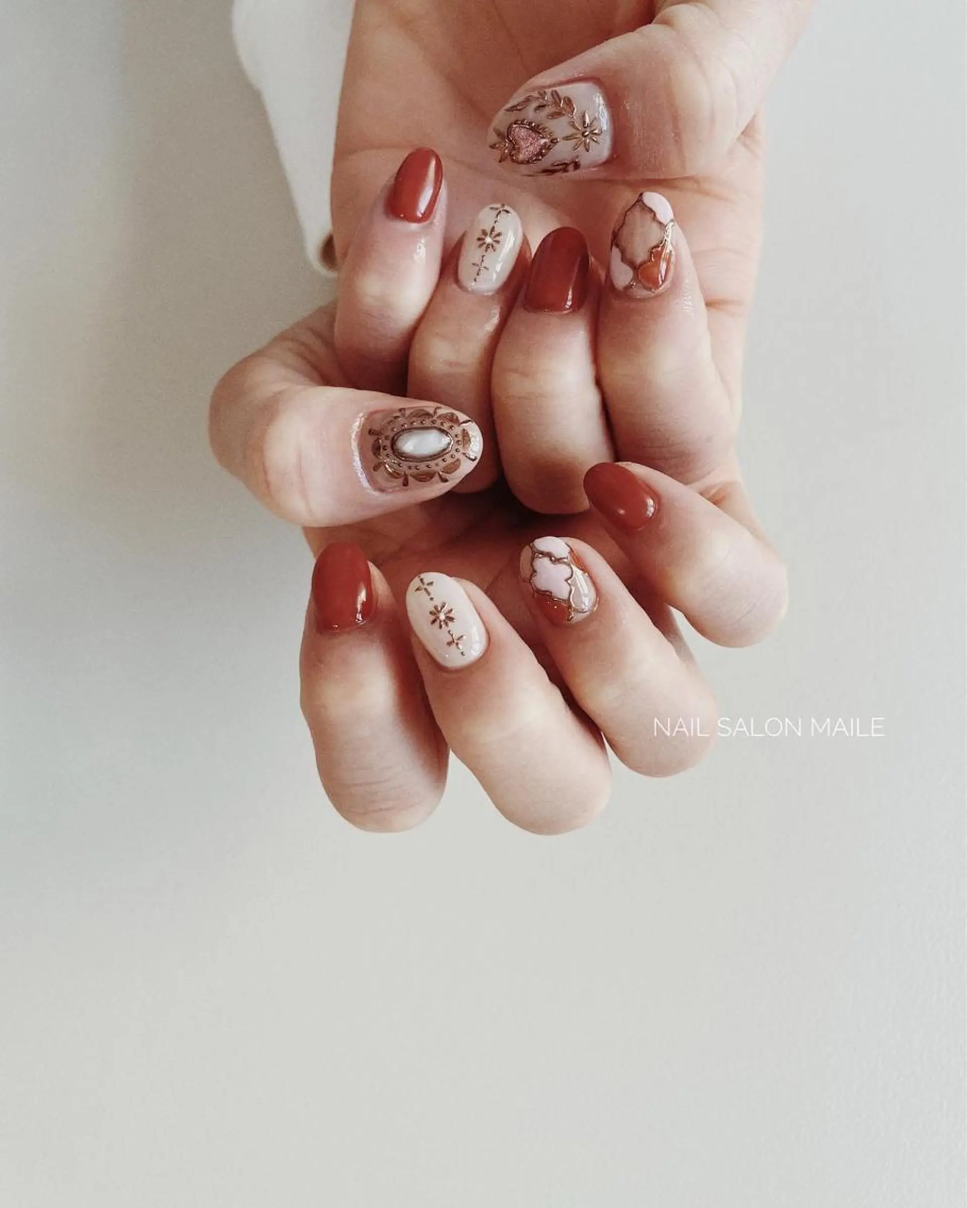 ネイル ハンドネイル nailsalonmaile所属・nail salon maile☽のネイルデザイン