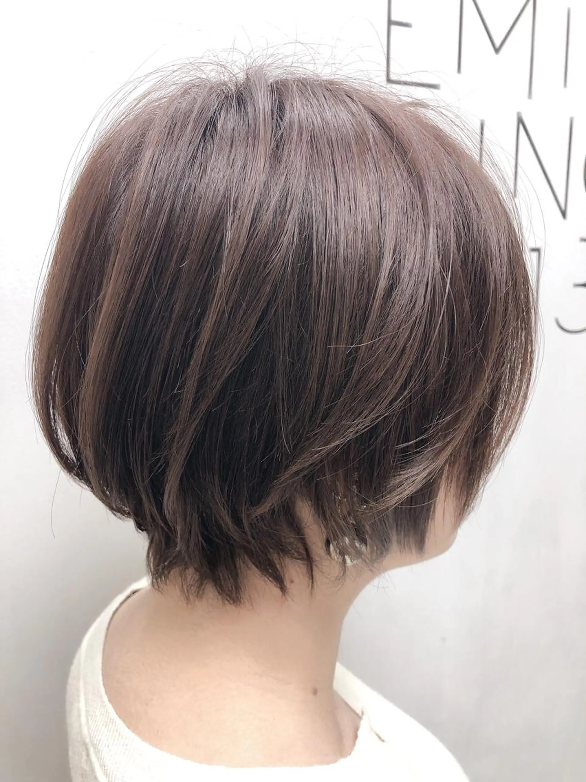 ショート カラー OAK溝の口 𖠋SHINYAのヘアスタイル