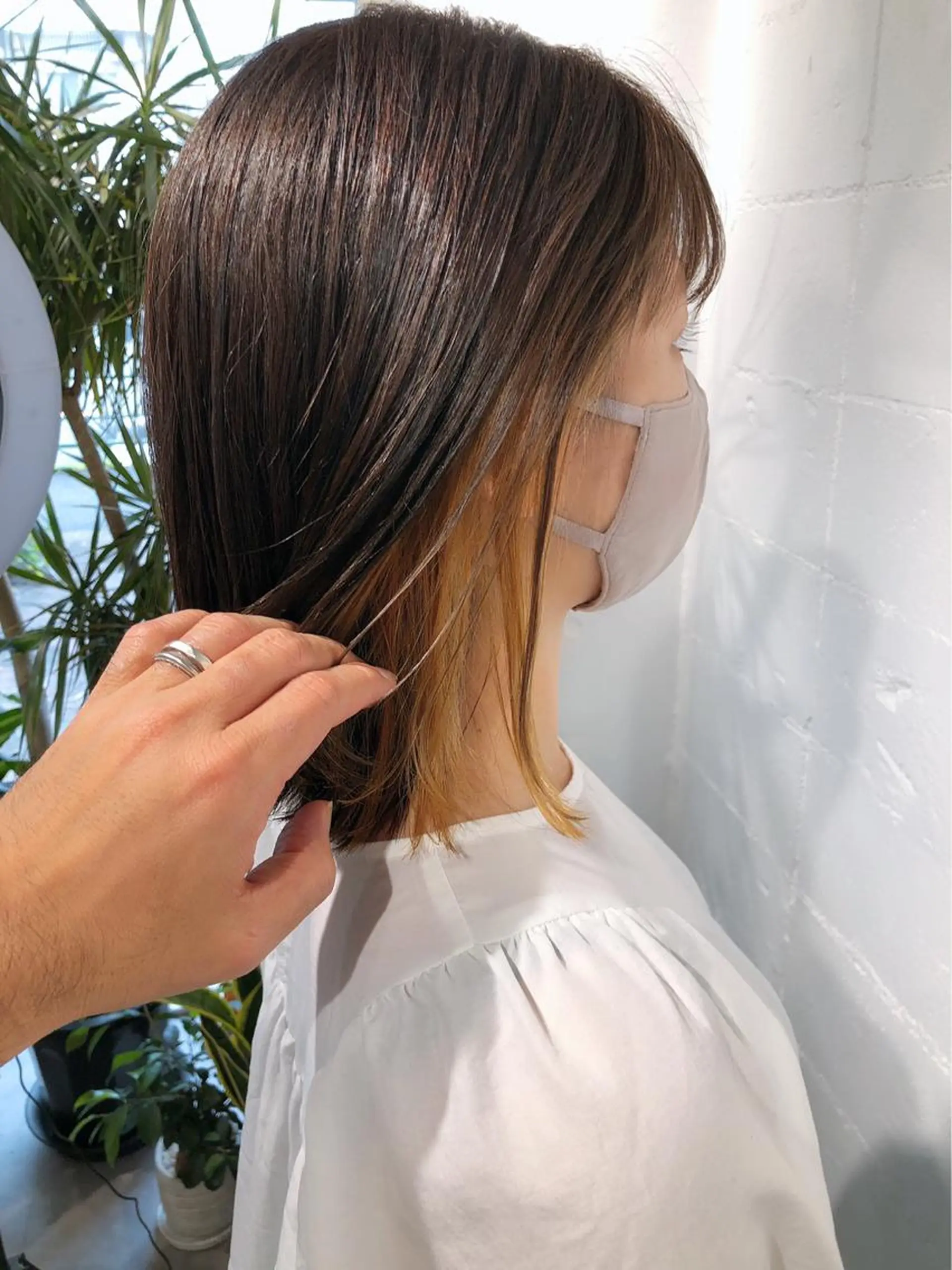 ミディアム 質感再生カラー/ 髪質改善/karinのヘアスタイル