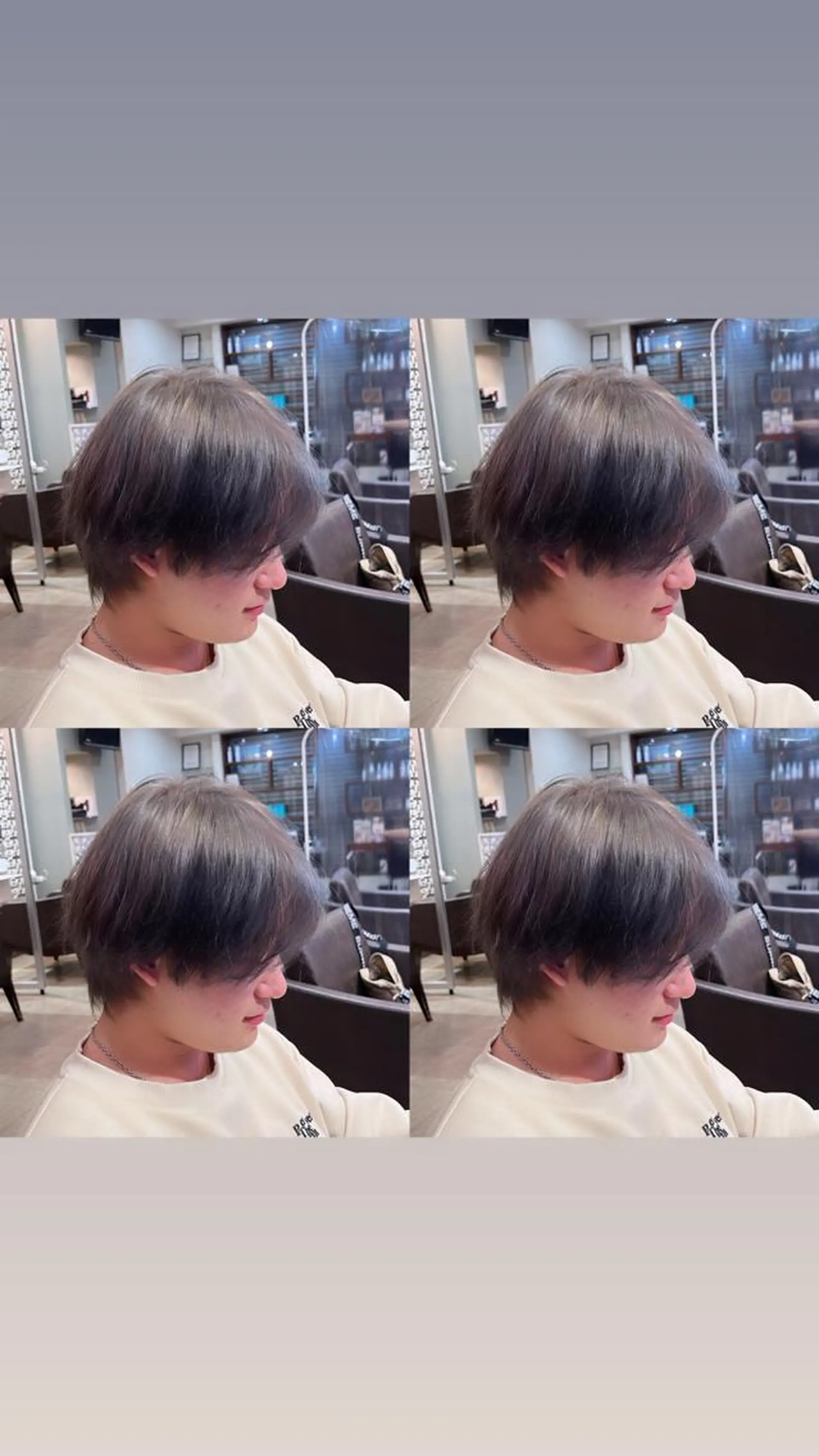 ショート カラー メンズ ekolu所属・髪質改善・縮毛矯正 特化・ユウシンのヘアスタイル