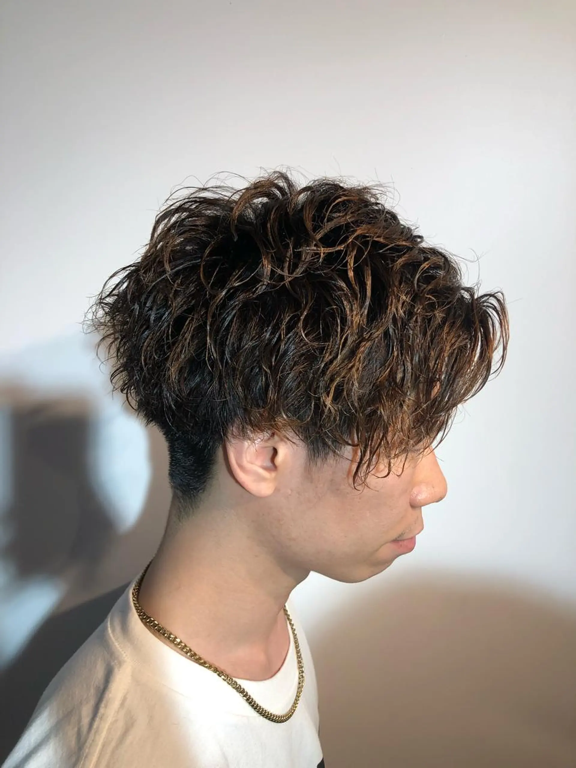 パーマ メンズ メンズパーマ スパイラルパーマ AUBE HAIR camelia　枚方店所属・メンズパーマ/ メンズカット/渡邊亘のヘアスタイル