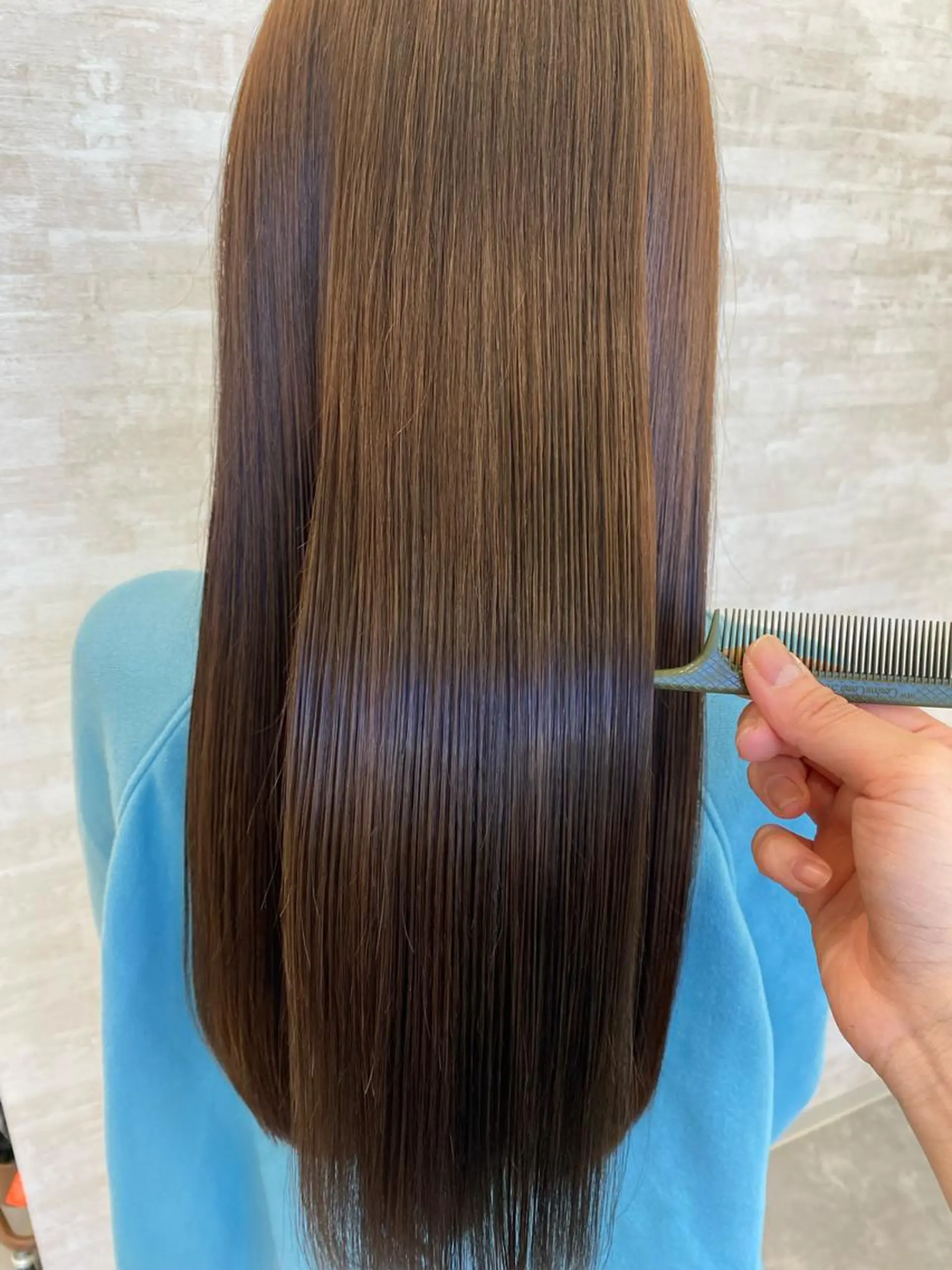 ロング 髪質改善 トリートメント ヘアカラー トリートメント 髪質改善&ヘアケア 永山若奈のヘアスタイル