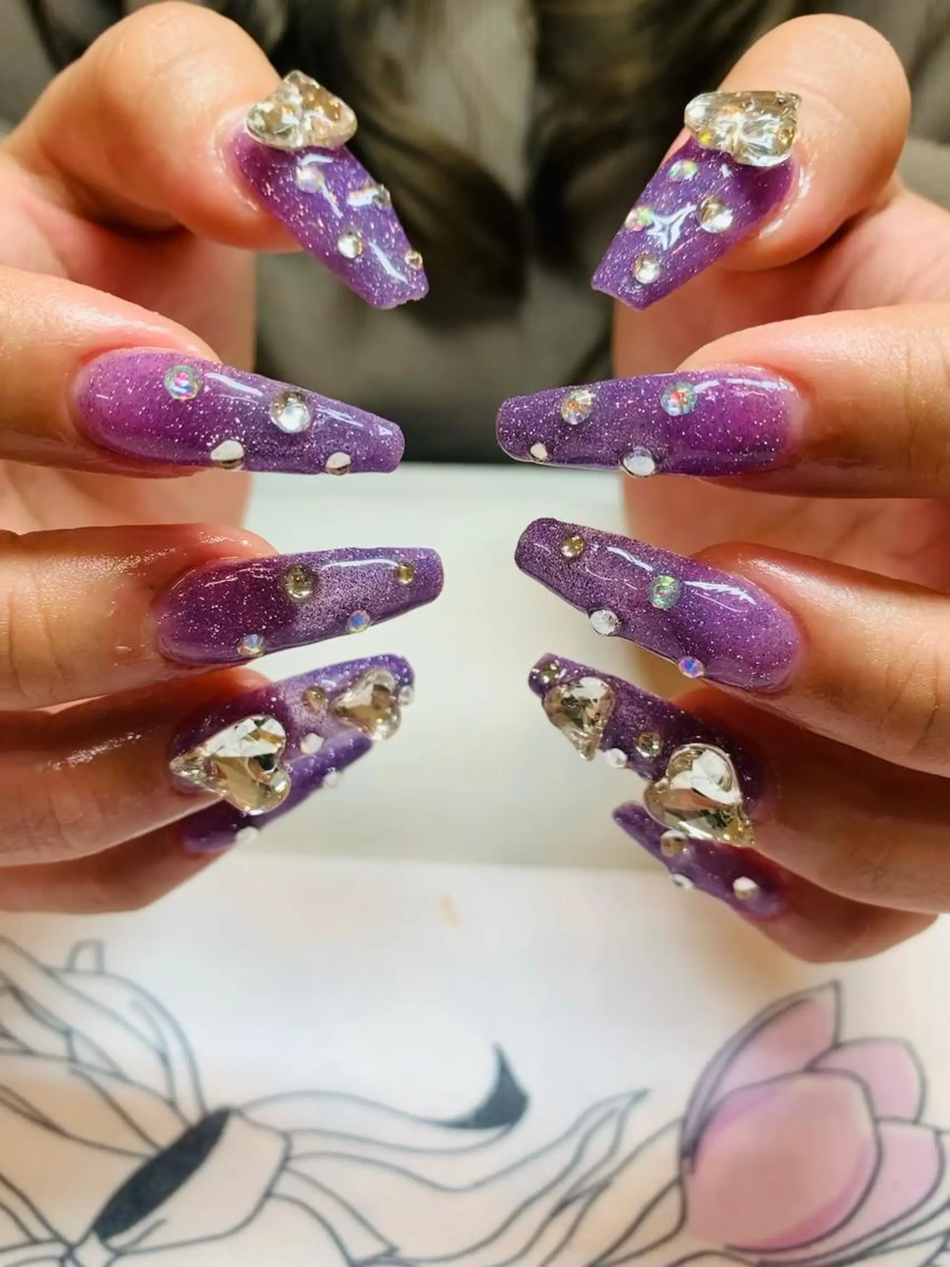 ネイル ネイルチップ Ui_Amor (パラジェル)のネイルデザイン