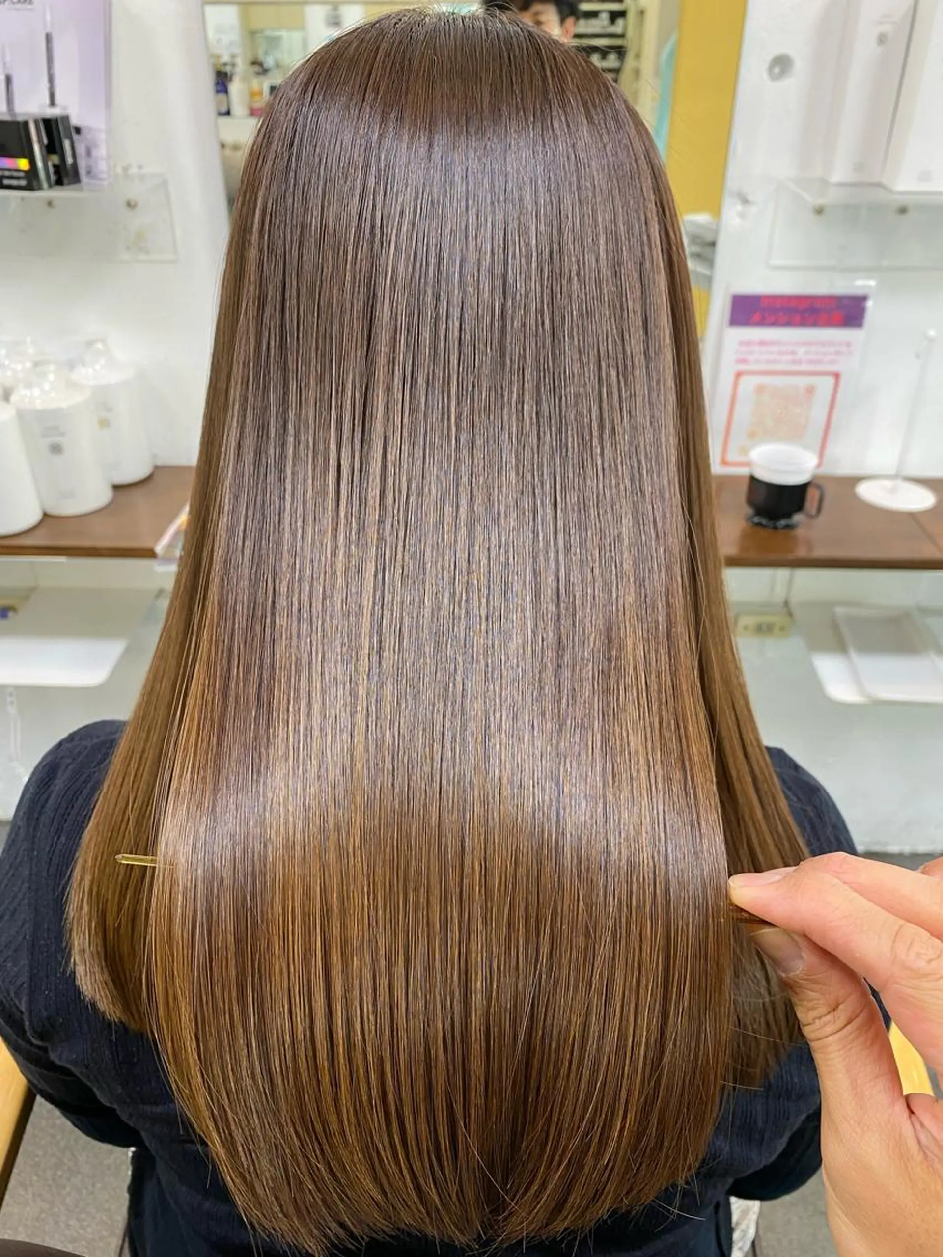 ロング カラー 髪質改善 【髪質改善】に特化 オリーブオイルクラブのヘアスタイル