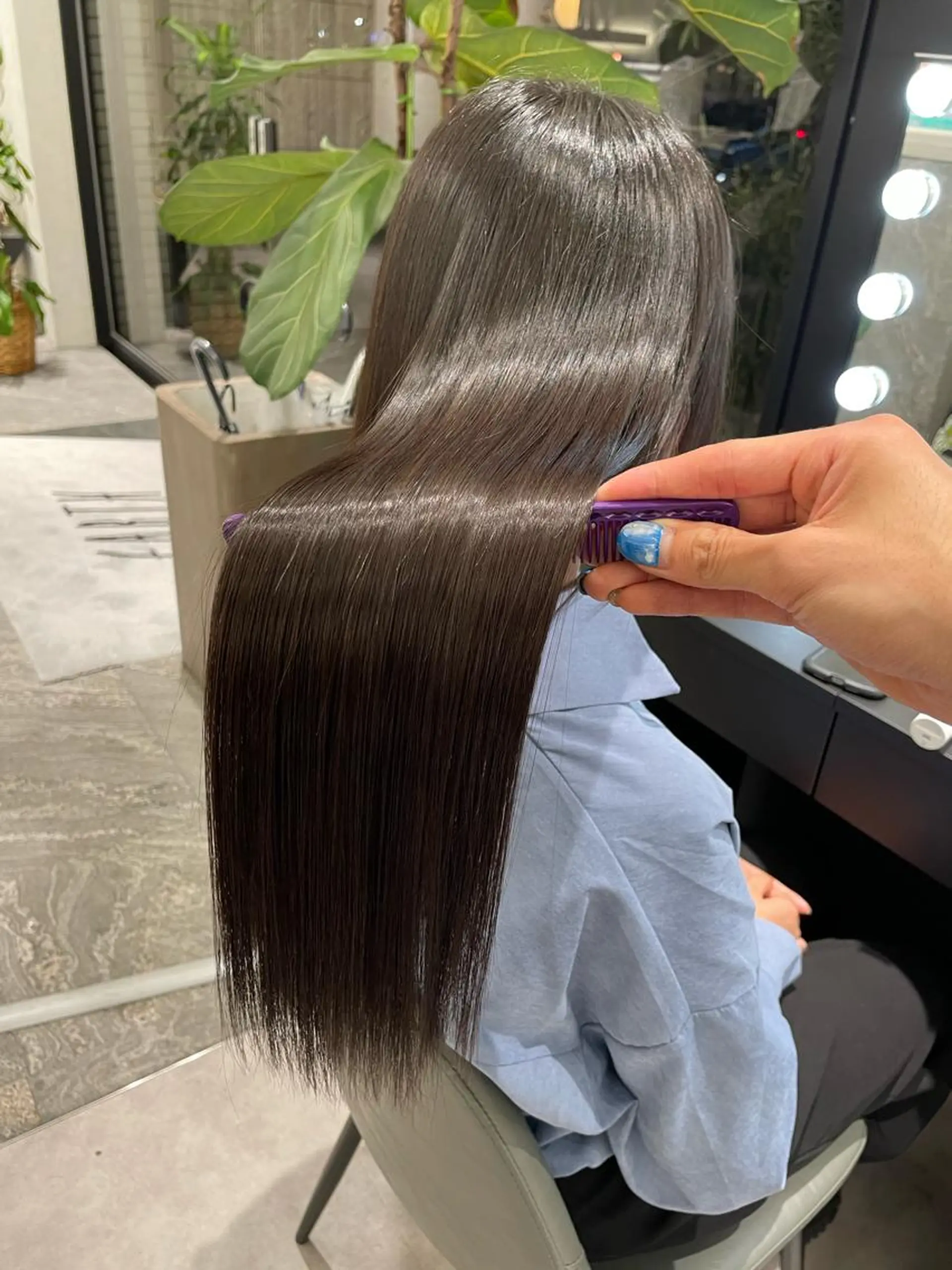 ロング 髪質改善 トリートメント Reginavita栄所属・パーマ×メッシュ/ 本日空き○/岡本一真のヘアスタイル