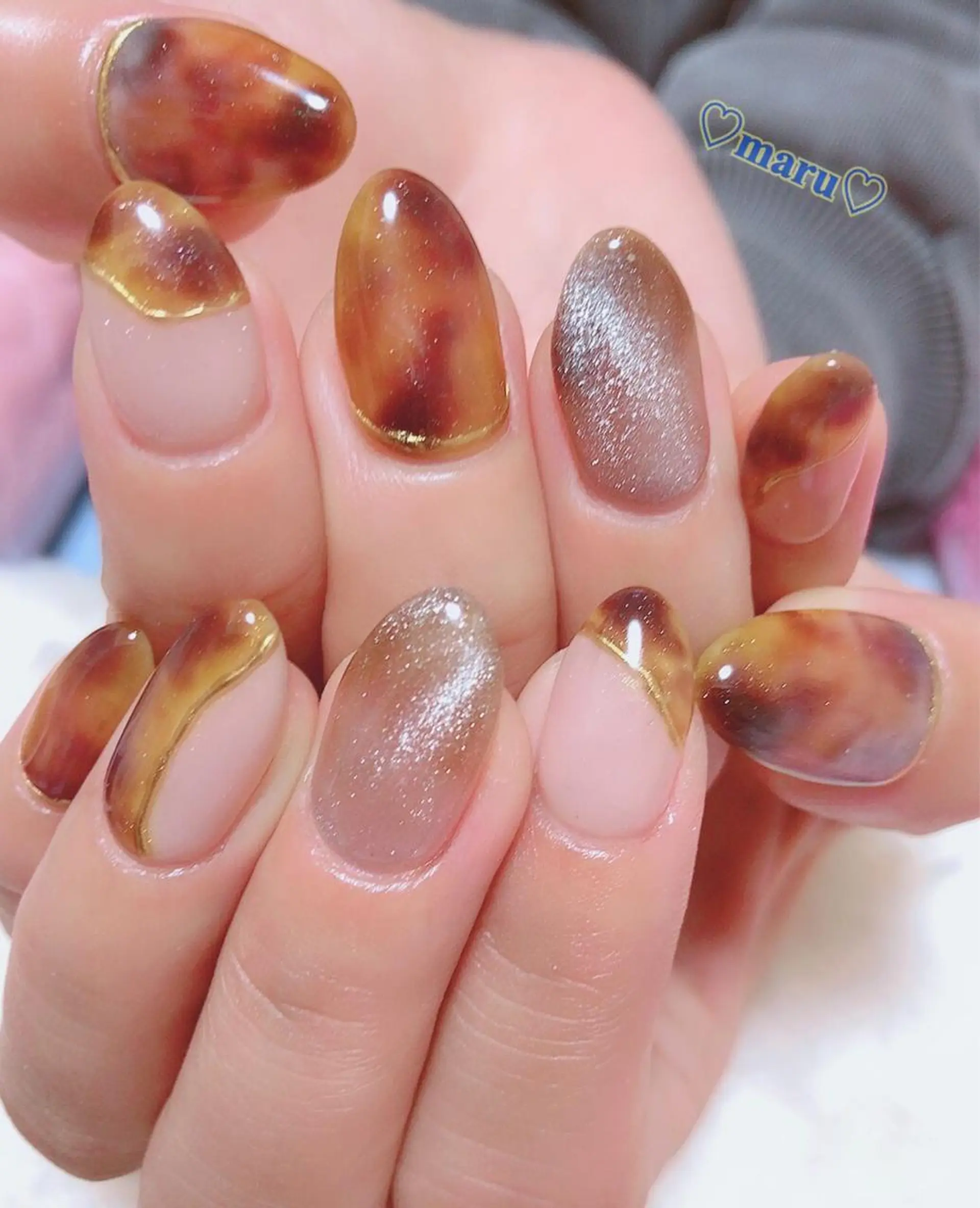 ネイル ハンドネイル フットネイル まるみ ♡のネイルデザイン