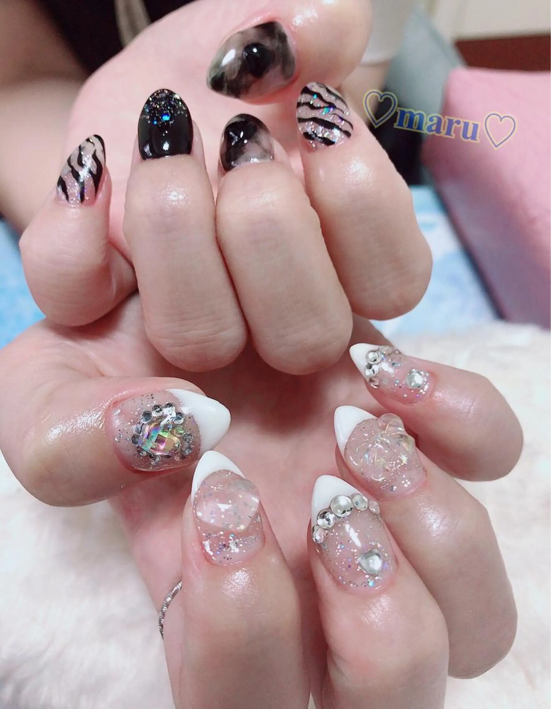 ネイル ハンドネイル フットネイル まるみ ♡のネイルデザイン