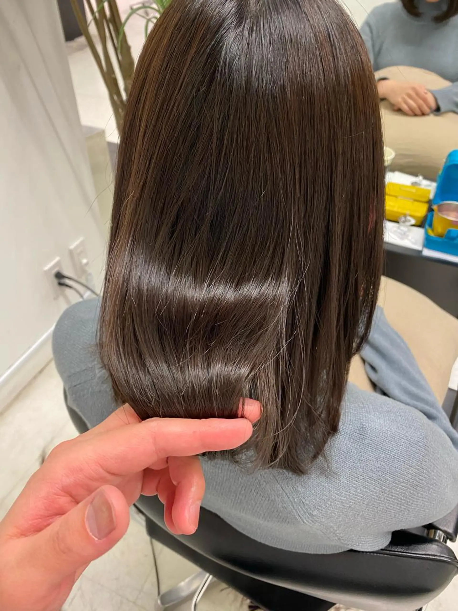 ミディアム カラー トリートメント 縮毛矯正 トリートメント 似合わせ専門美容師 なかじまのヘアスタイル