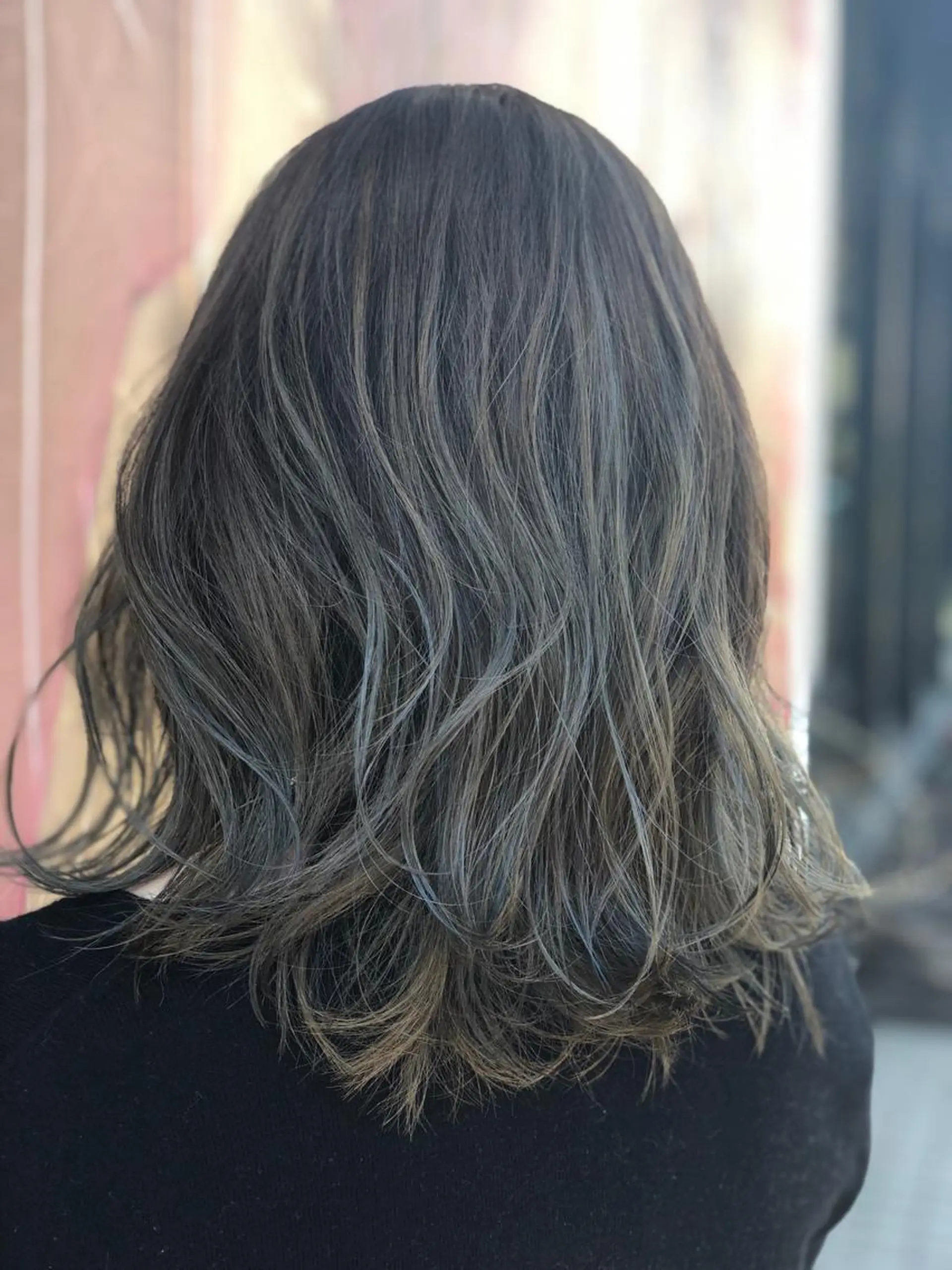 ミディアム 高橋 陸のヘアスタイル