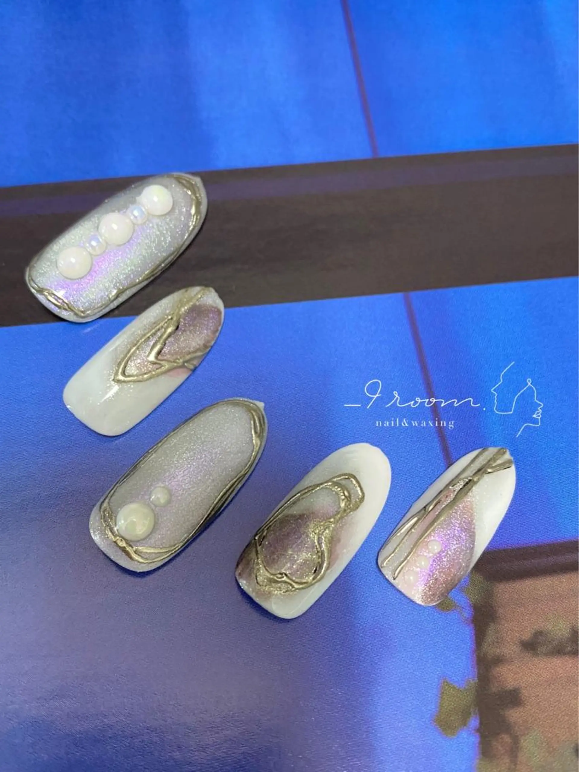 ネイル クリアネイル ジェルネイル ロングネイル マグネットネイル ミラーネイル _9 room. Yoshimiのネイルデザイン