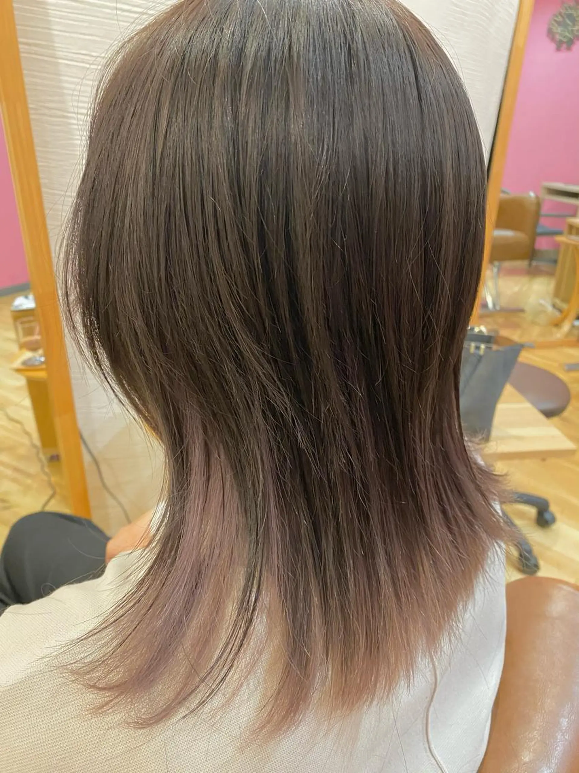 セミロング カラー Design Color🐰アユミのヘアスタイル