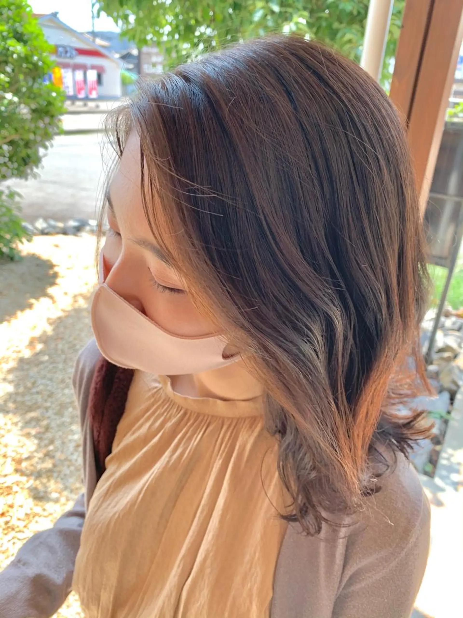 ミディアム カラー ヘアアレンジ Artist 藤﨑紘成のヘアスタイル