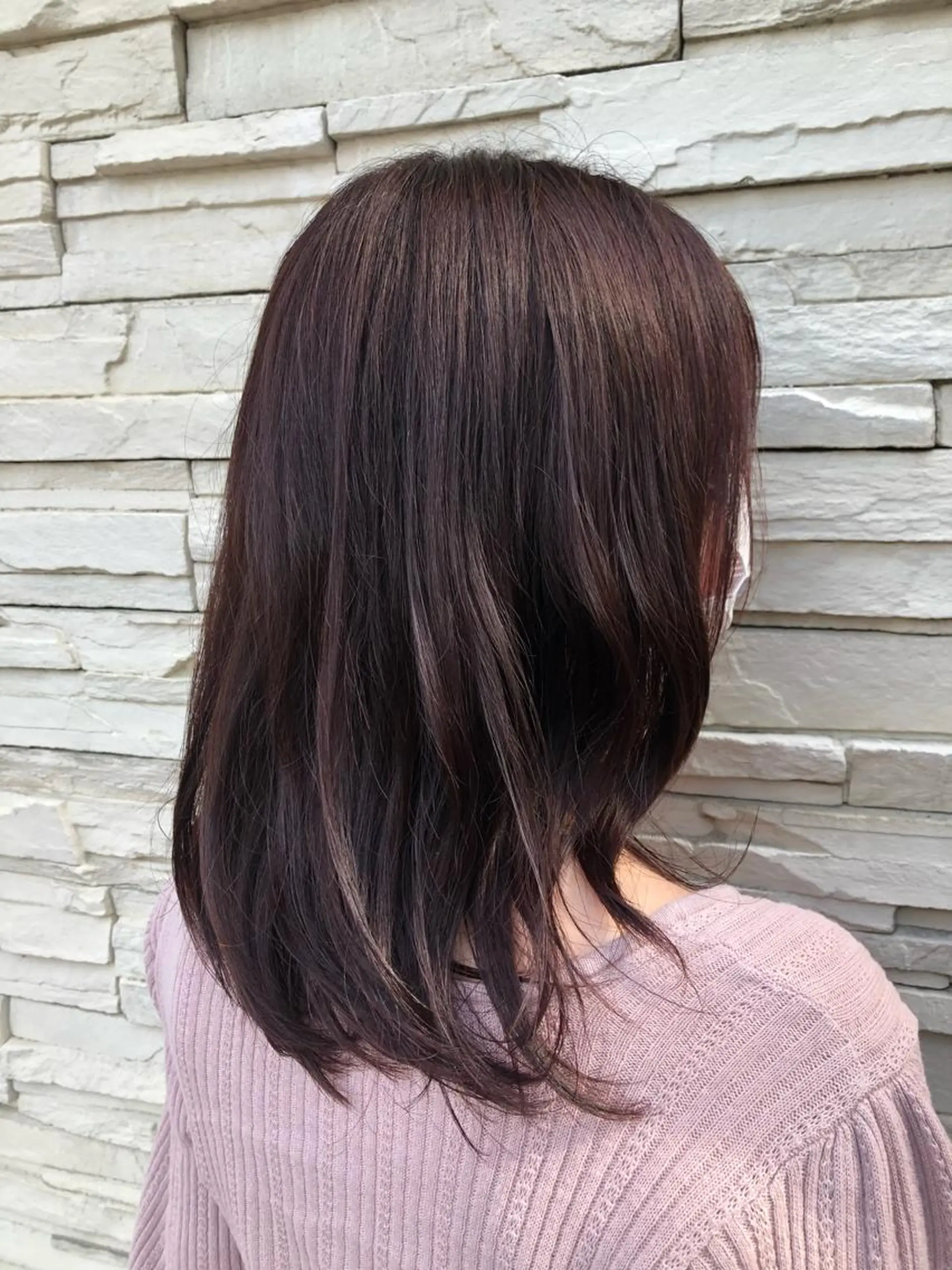 ミディアム パープルカラー カット ヘアカラー トリートメント 😺ヒアリング 重視😺小川のヘアスタイル