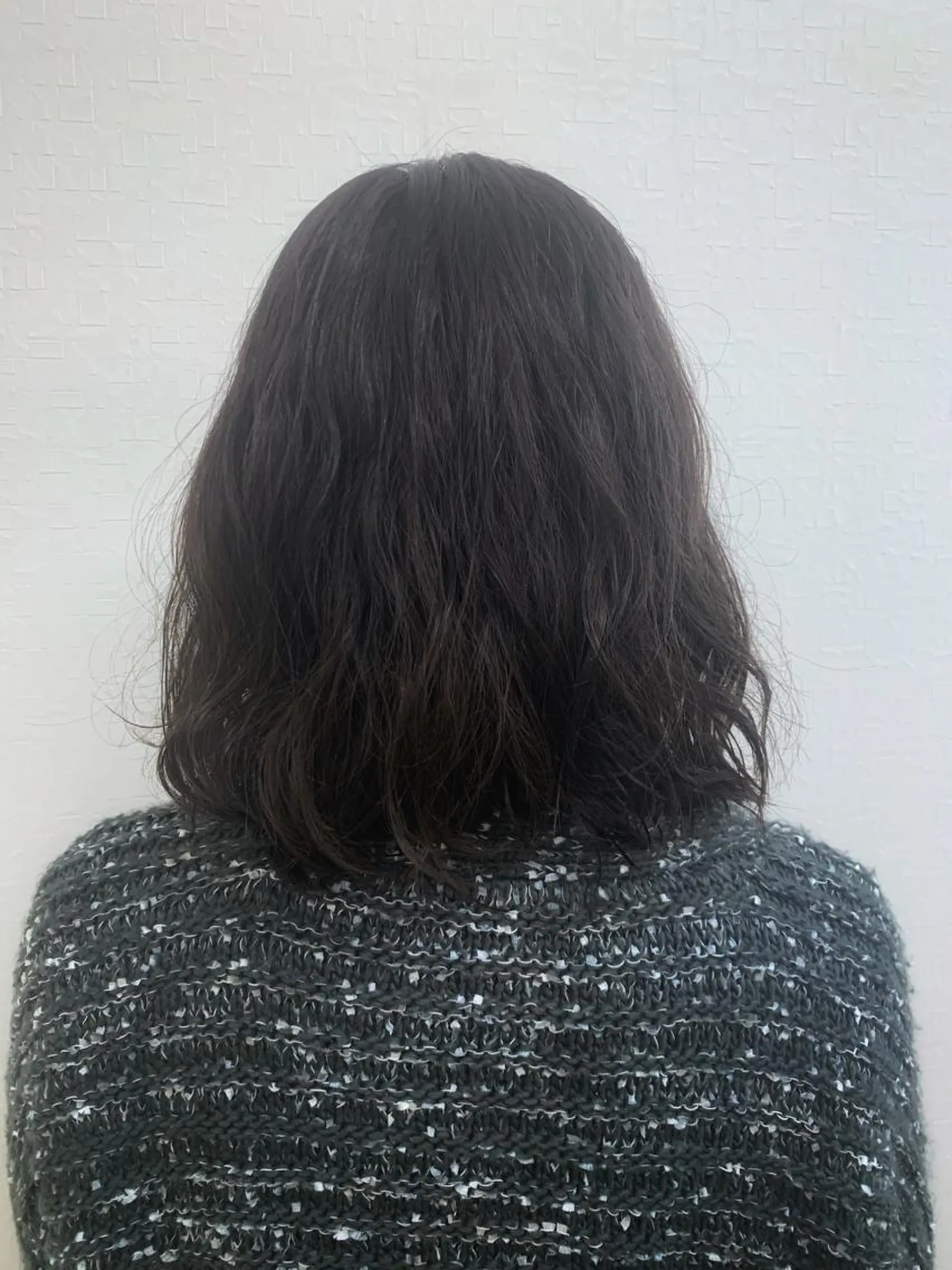 ミディアム カラー パーマ グレージュ ラベンダーカラー ラベンダーグレージュ ラベンダーグレー Noah所属・折下 はるかのヘアスタイル