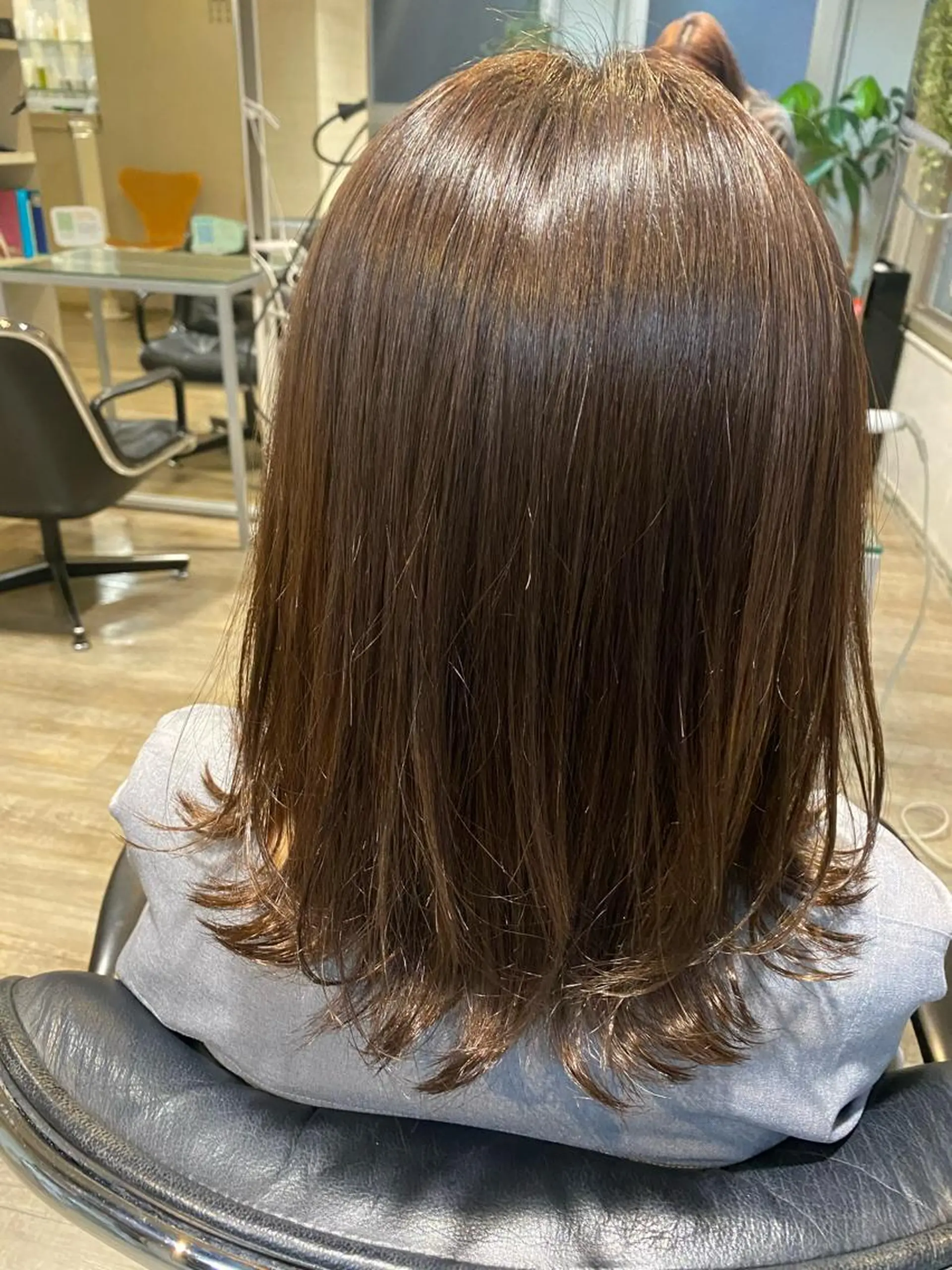 ミディアム カラー グレージュ ヘアカラー トリートメント アレンジ指名 no.1✨ｈａｋｏのヘアスタイル