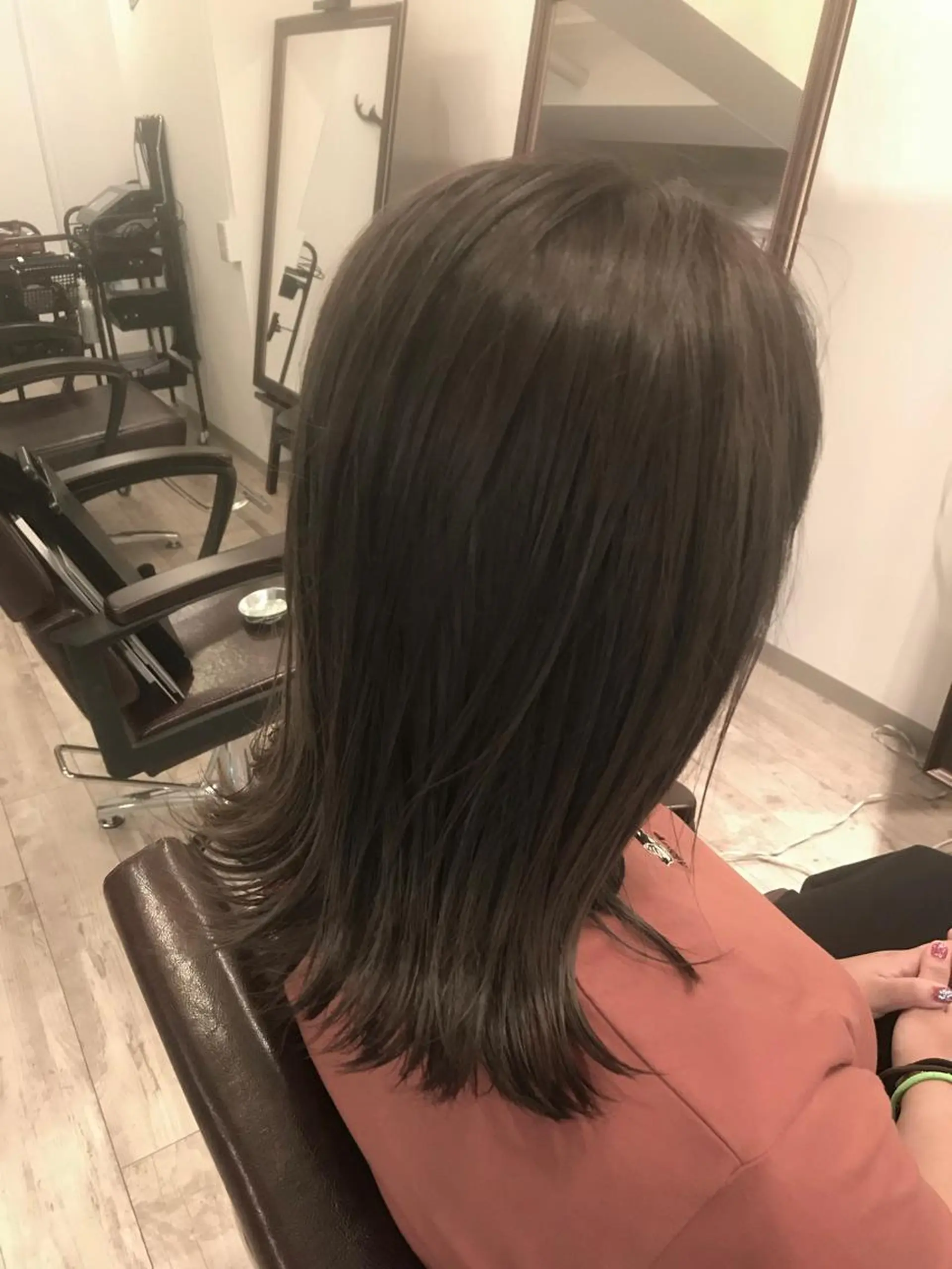 ミディアム カラー dude hair design.のヘアスタイル