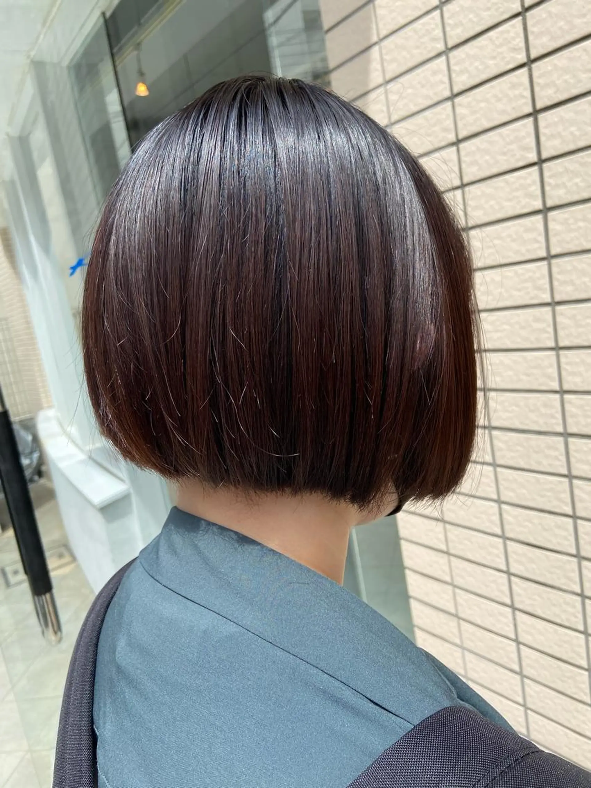 ショート ボブ 菊地 美憂のヘアスタイル