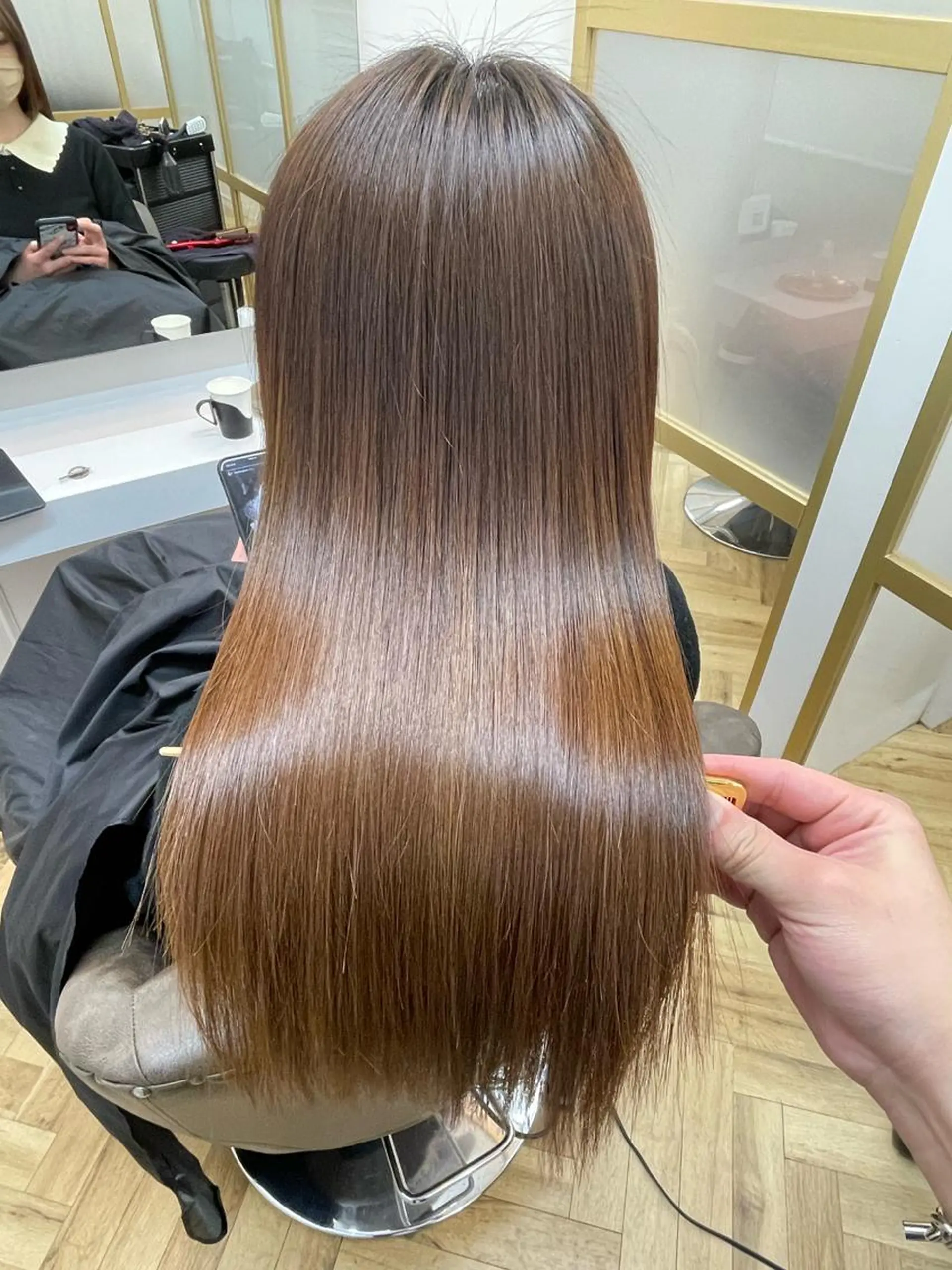 セミロング 髪質改善 髪質改善特化 スギヤマハヤトのヘアスタイル