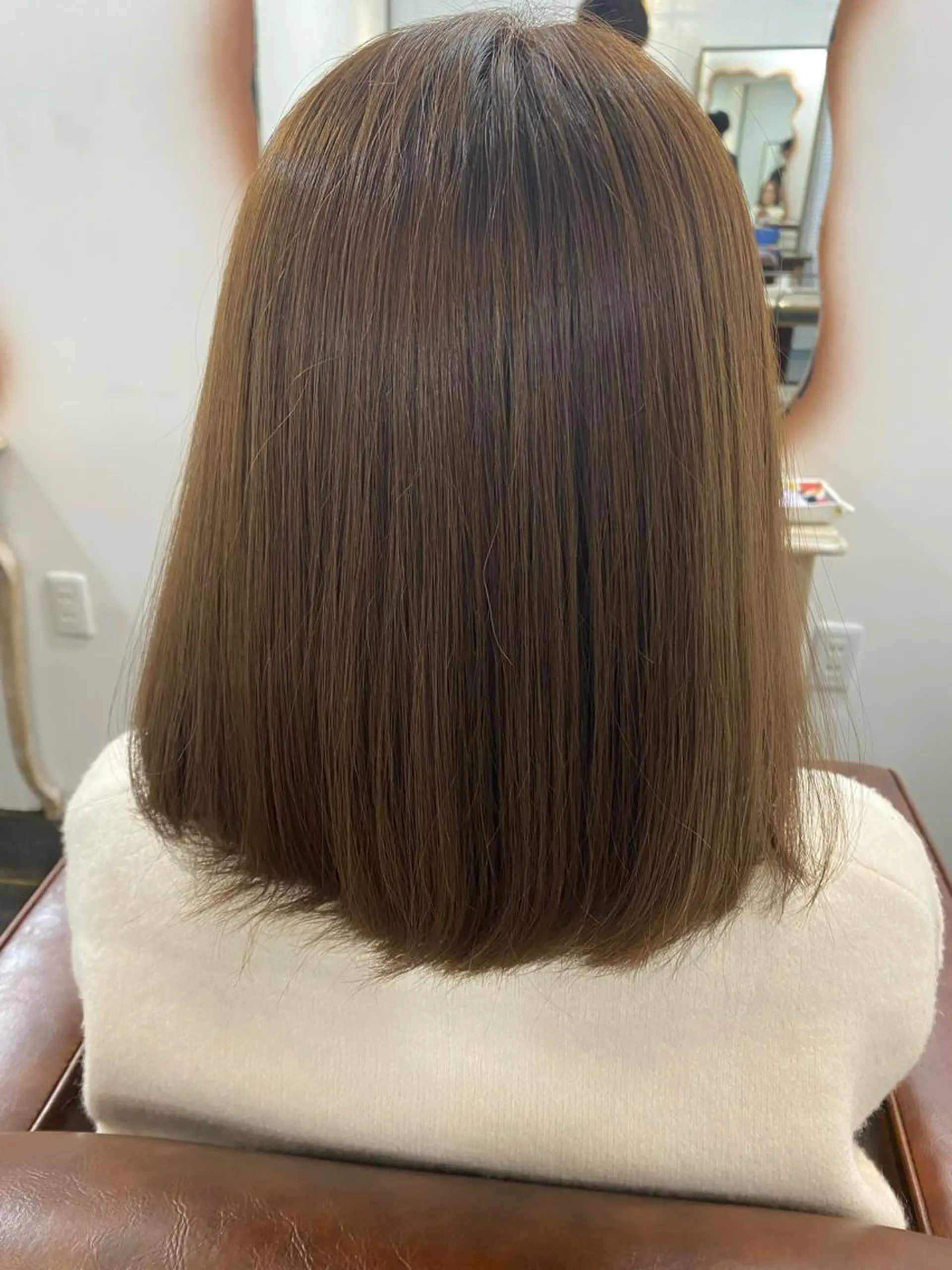 ミディアム カラー ブリーチ CIEN white所属・パーマモデル募集中 渥美翔人のヘアスタイル